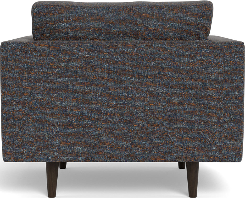 Stylish Ladybird 42 Arm Chair - Modern Accent Chair for Living Room, Bedroom & Office - Comfortable Upholstered Lounge Chair with Wooden Legs - Perfect for Reading Nook, Cozy Corner or Home Decor