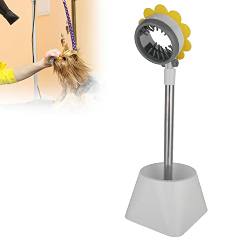 Adjustable ABS Angle Hair Dryer Stand Holder - Professional Stainless Steel Hair Dryer Organizer for Salon & Pet Grooming | Perfect for Home, Salon & Pet Care Use