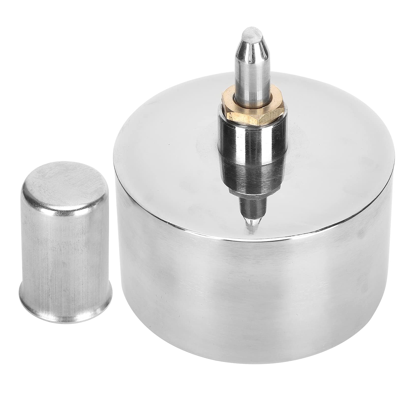 HAOX 400ml Stainless Steel Alcohol Lamp - Thickened Explosion-Proof Lab Burner for Chemistry Experiments, Dental Labs & Heating Applications | Durable Metal Cap Heating Equipment for Scientific Research & DIY Projects