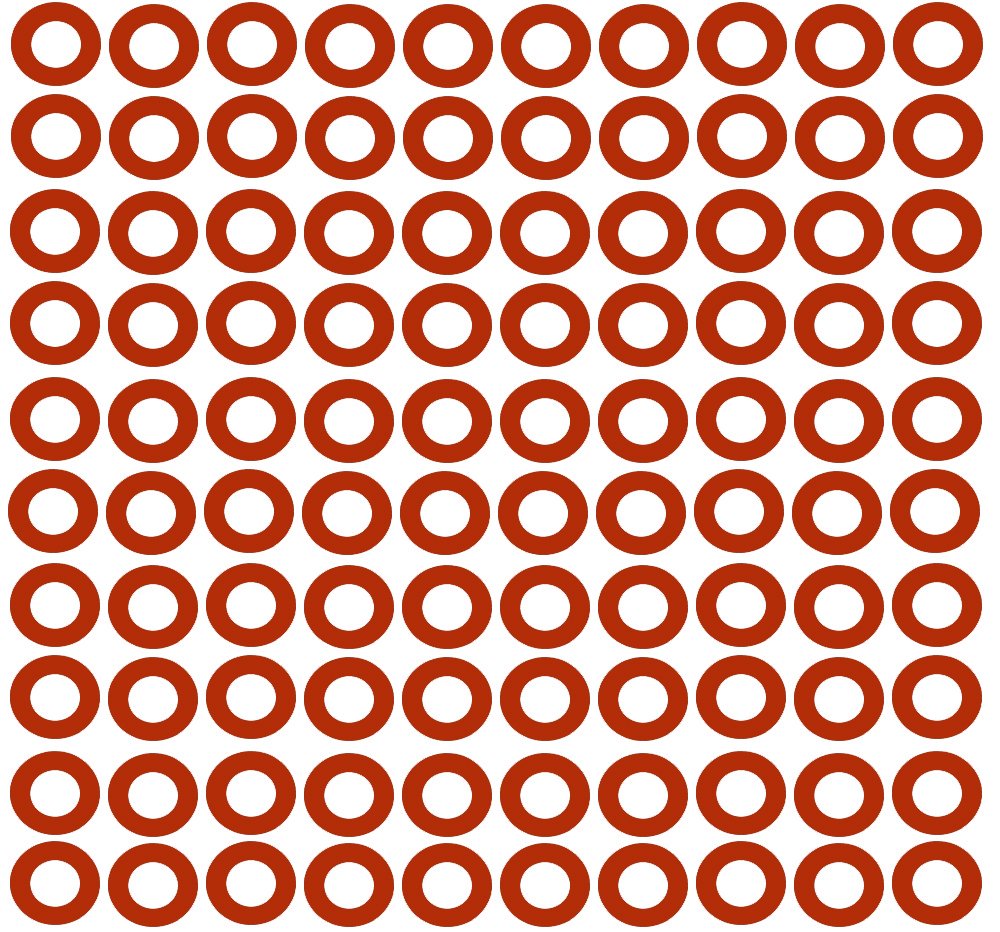 Sterling Seal CRG7237.200.125.300X100 Red Rubber Ring Gasket - 2.38