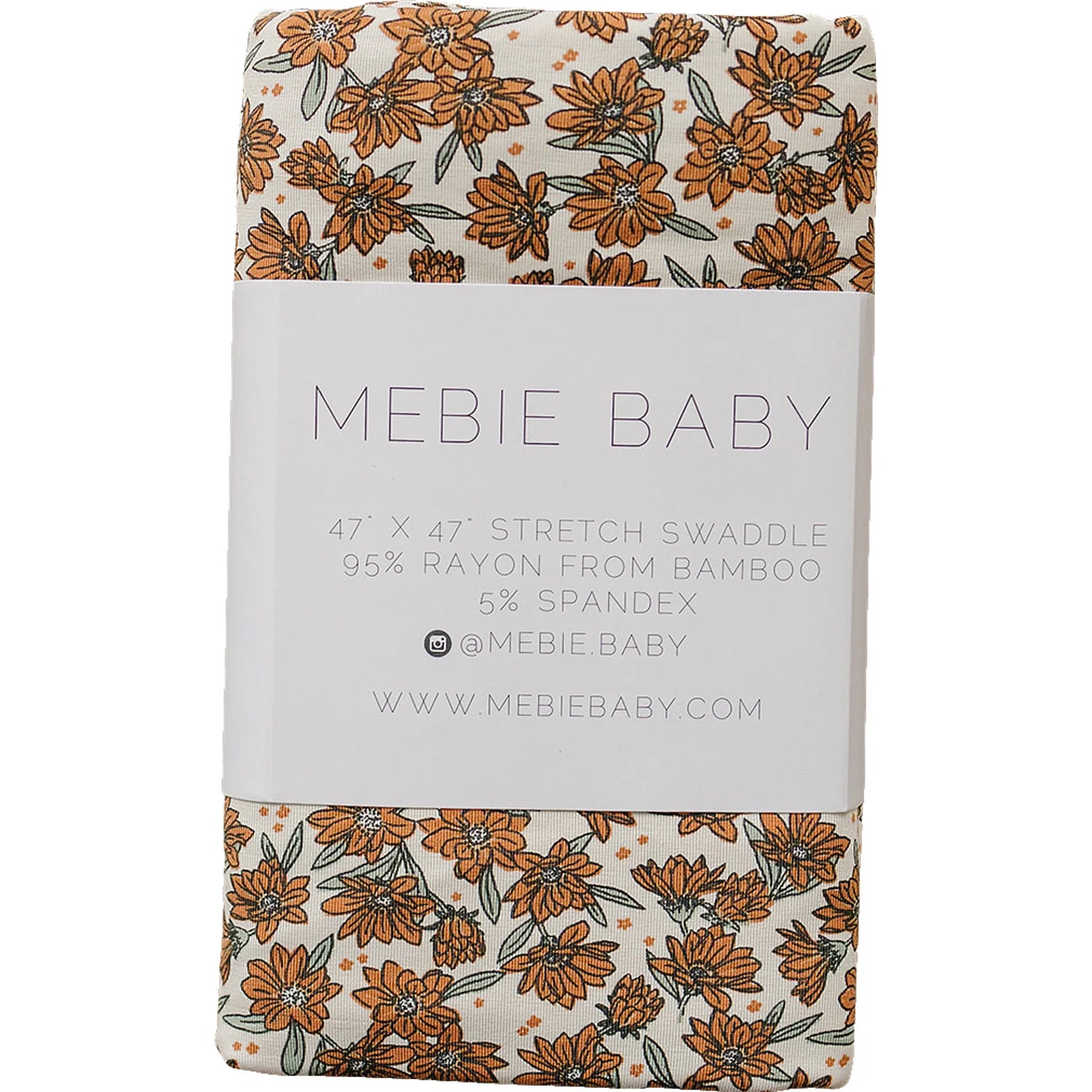 Soft Bamboo Stretch Swaddle Blanket for Babies - Breathable & Comfortable Newborn Wrap for Swaddling, Sleeping & Nursing - Perfect Baby Shower Gift