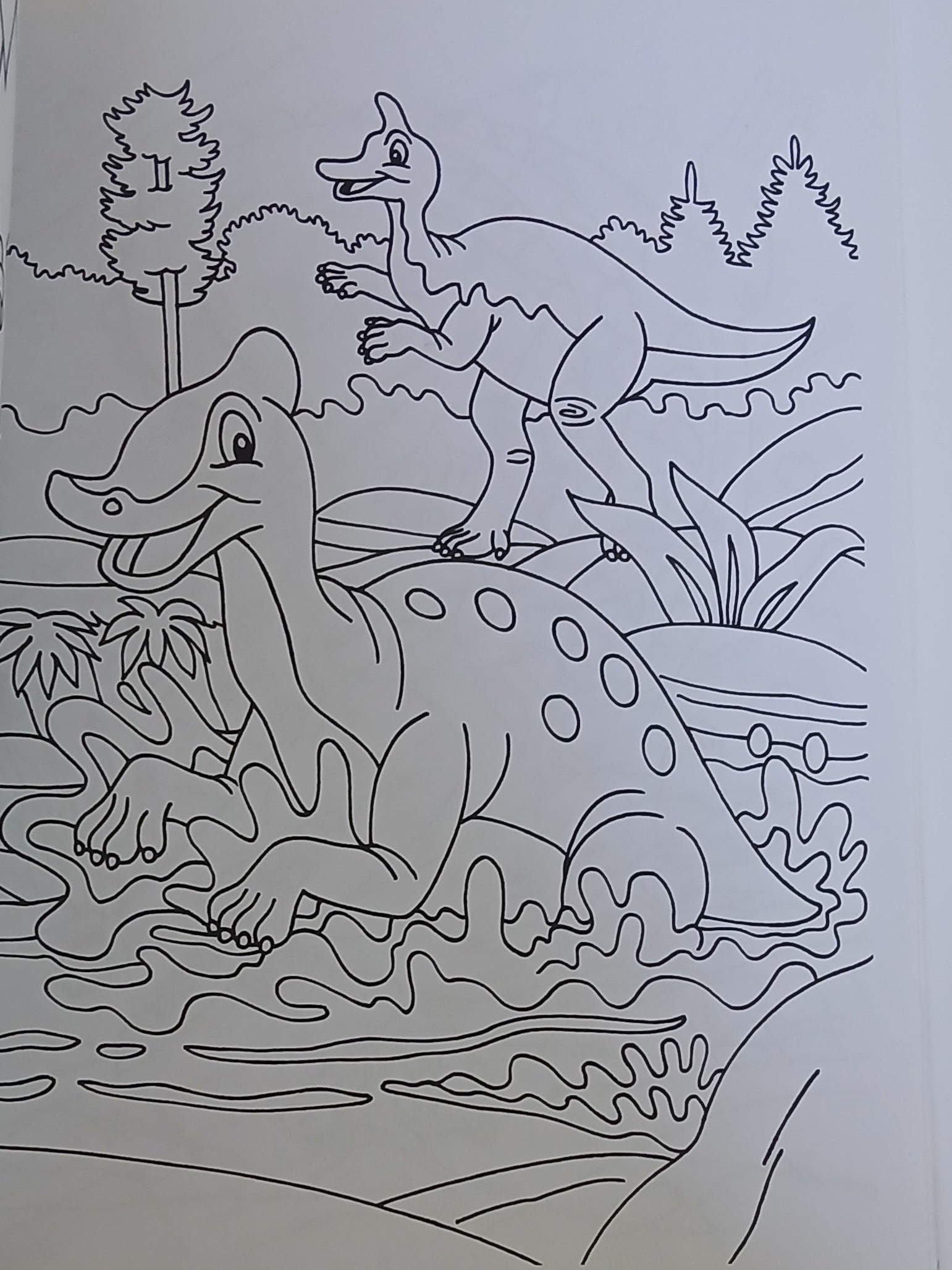 Dinosaur Coloring Book for Kids - 96 Pages of Fun & Creative Activities | Perfect for Home, School & Travel