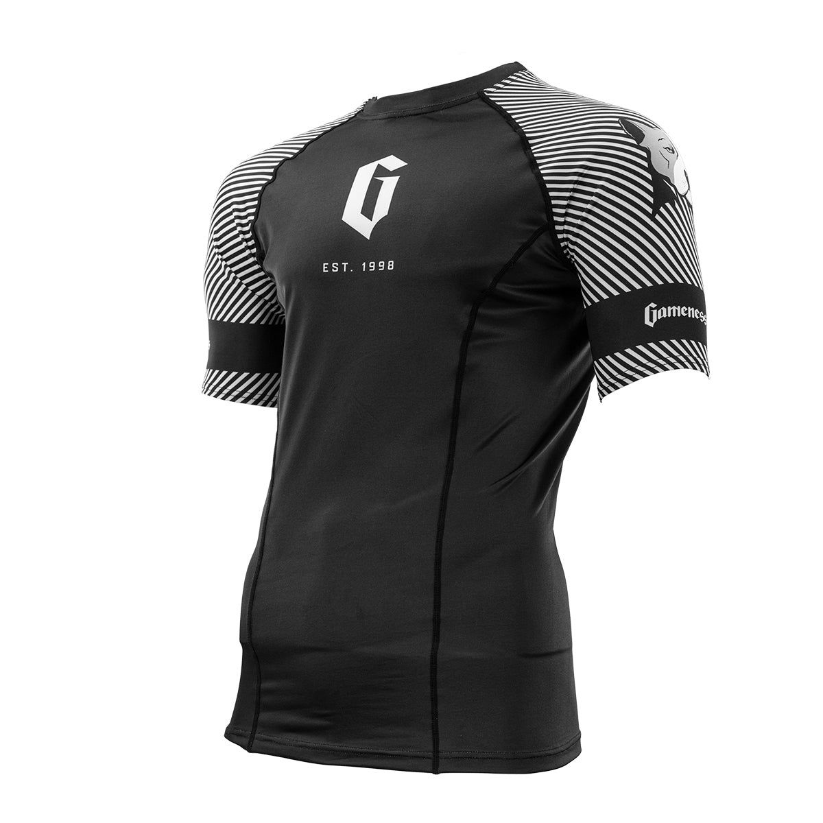Spirit Animal Short Sleeve Rash Guard - UPF 50+ Sun Protection Swim Shirt for Men & Women - Perfect for Surfing, Swimming, and Beach Activities