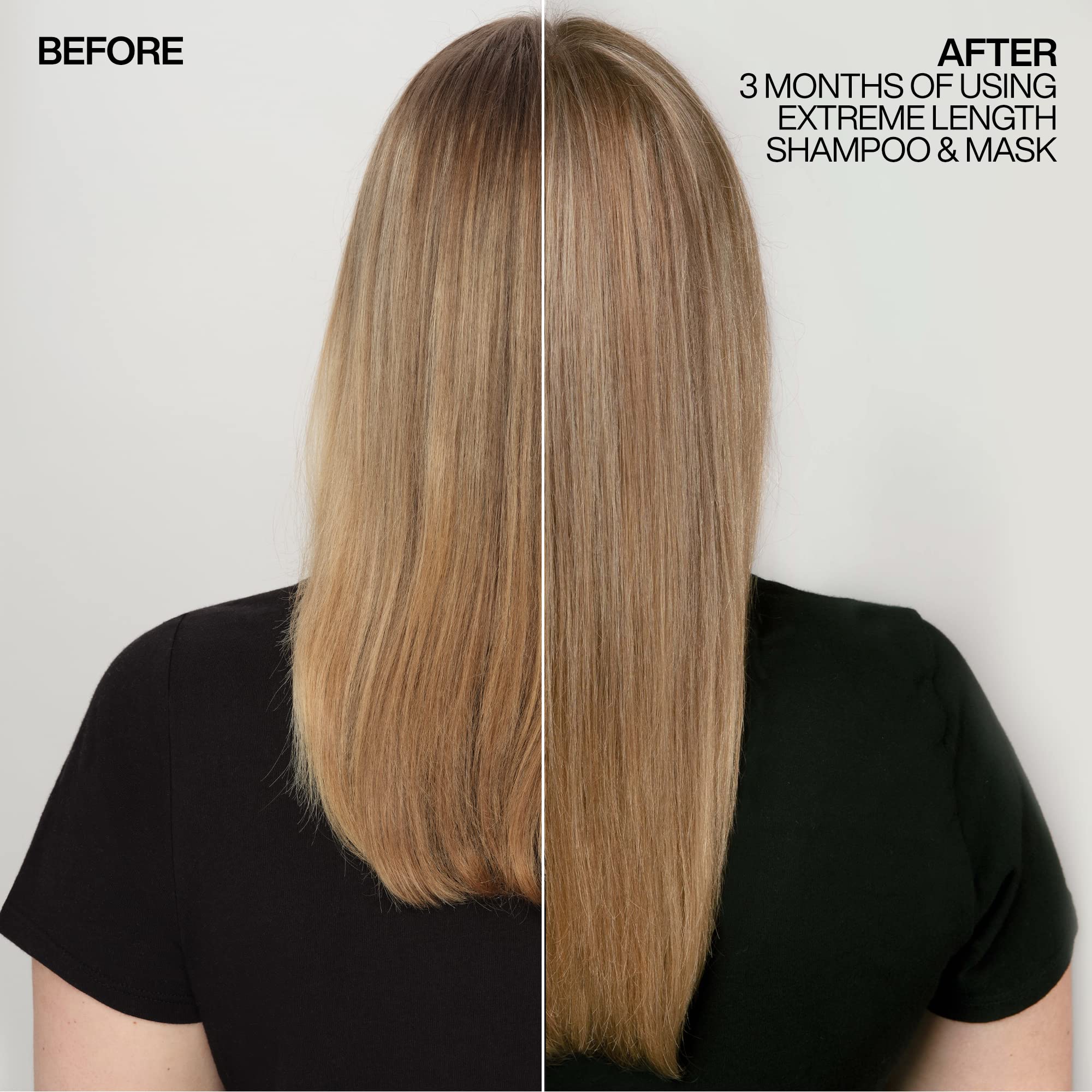 Redken Extreme Length Triple Action Treatment Mask - Biotin & Niacinamide Infused Rinse-Out Hair Mask for Damaged Hair | Deep Conditioning Treatment for Long & Strong Hair | Perfect for Salon & Home Use