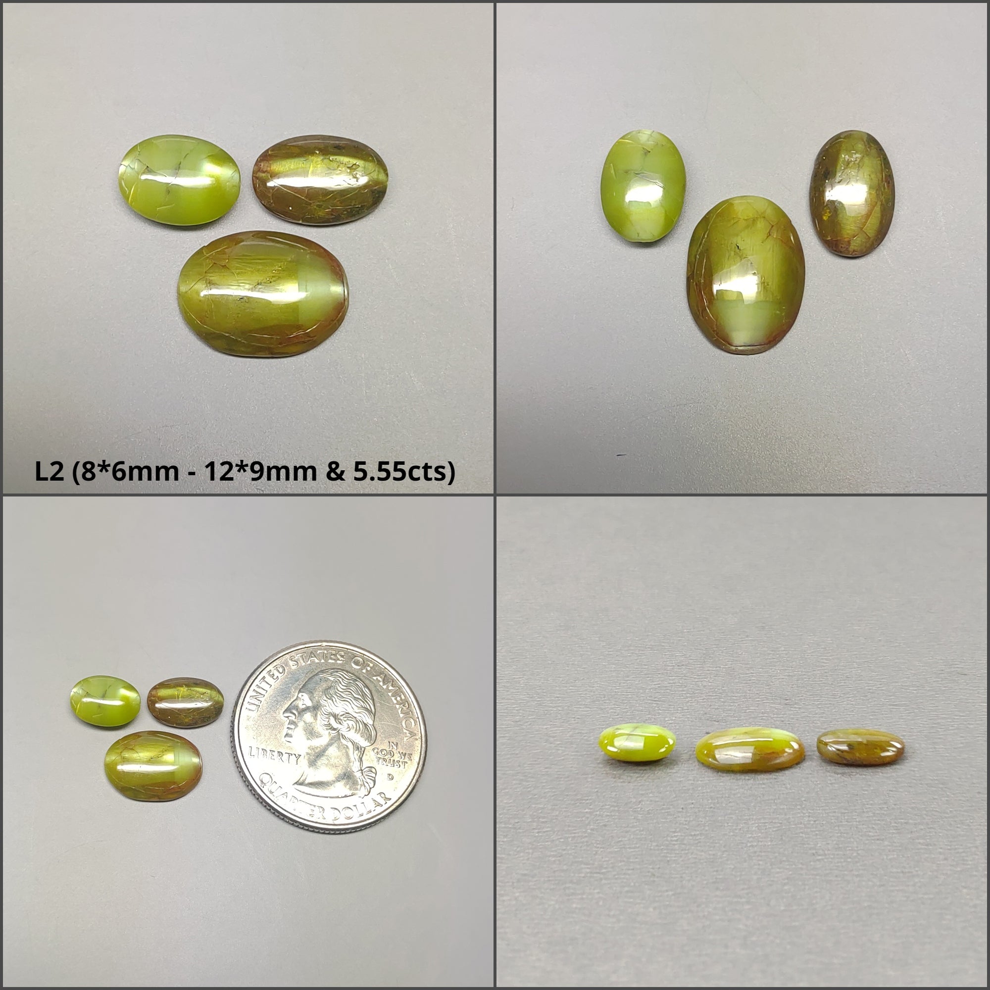 Natural Untreated Chrysoberyl Cat's Eye Gemstone Cabochon - Oval Shape for Jewelry Making, Healing Crystals & Spiritual Collection (10x8mm) | Perfect for Rings, Pendants & Meditation Accessories