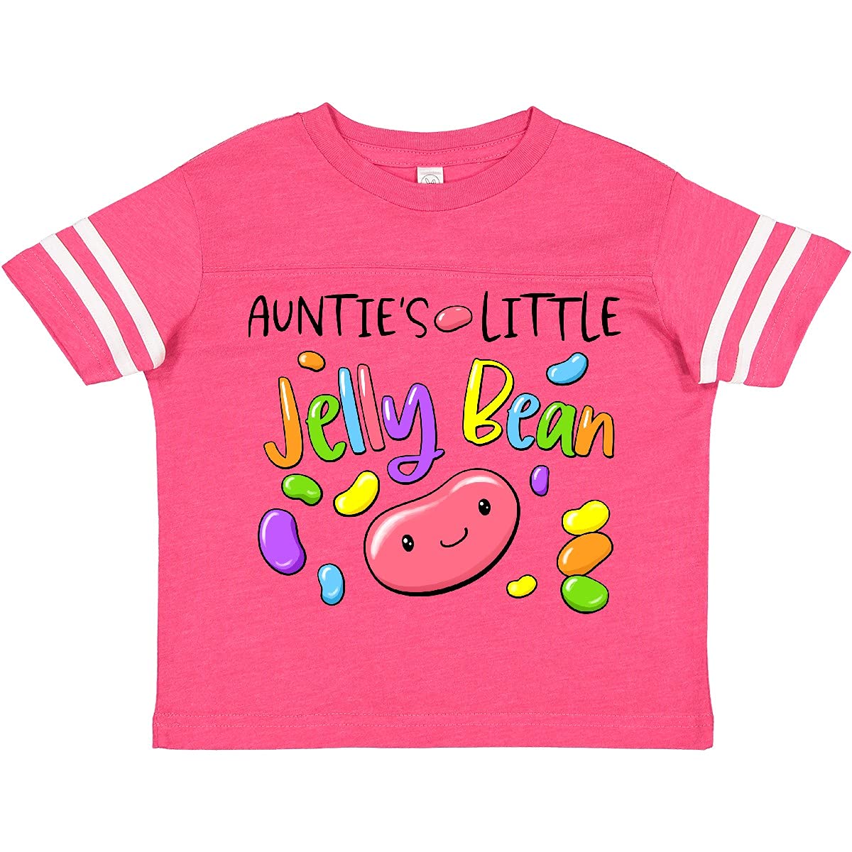 Inktastic Aunties Little Jellybean Cute Easter Candy Toddler T-Shirt - Perfect for Easter Celebrations, Family Gatherings & Toddler Outfits