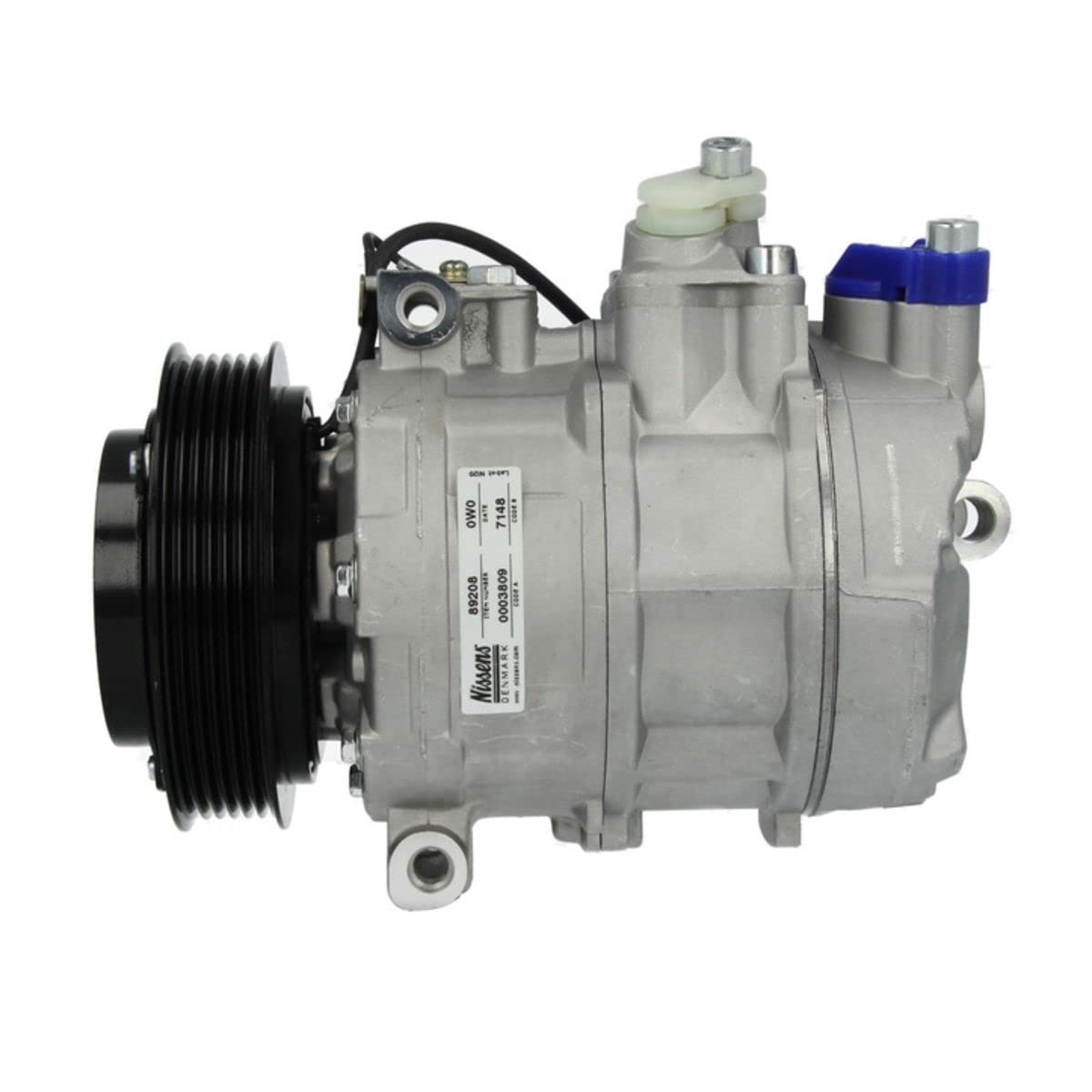 Nissens 89208 High-Performance A/C Compressor for Car Air Conditioning System - Perfect for Auto Repair & Cooling System Upgrades