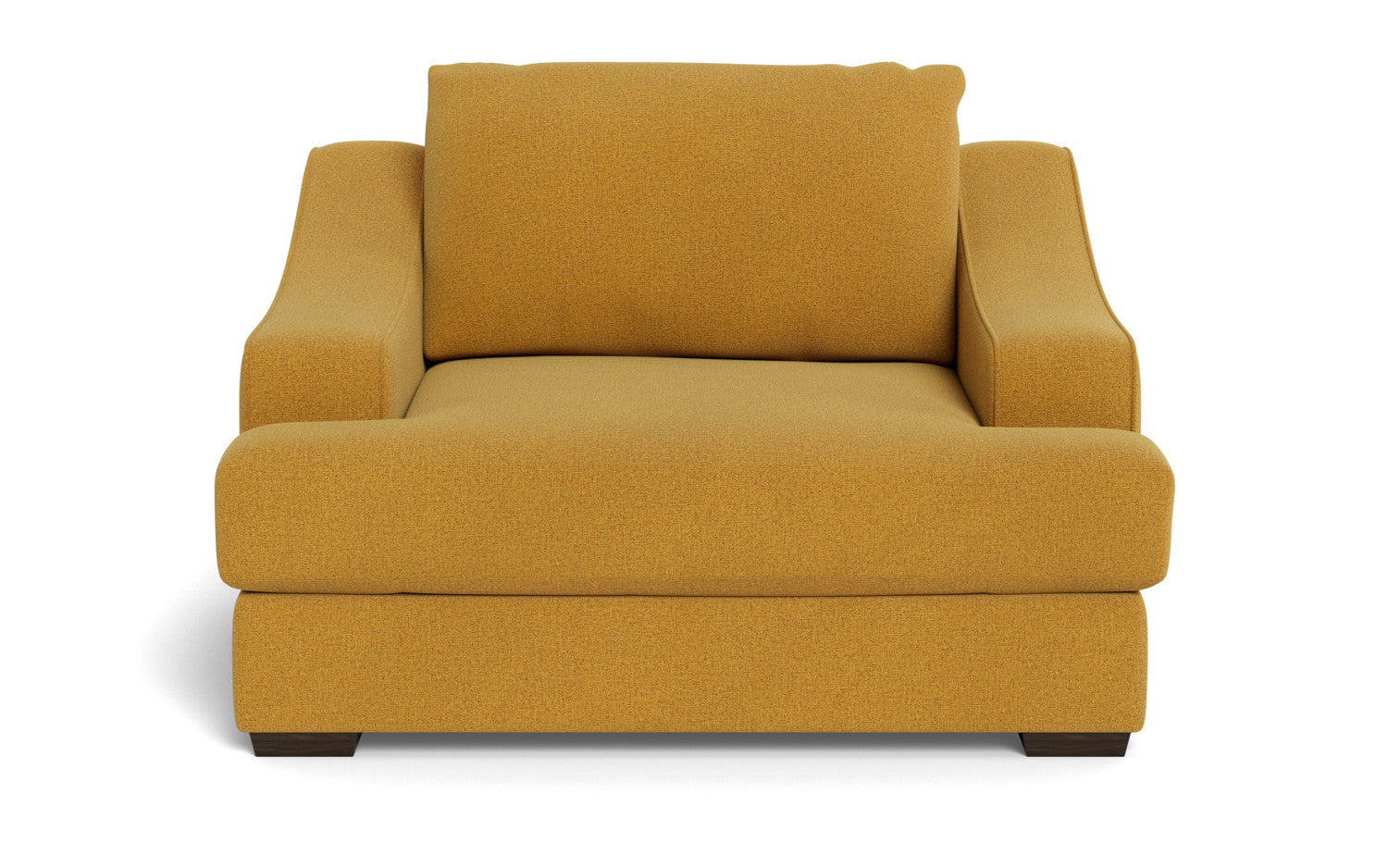Austonian 56 Arm Chair - Modern Accent Chair with Upholstered Seat & Wooden Legs for Living Room, Bedroom, or Office - Comfortable Lounge Chair for Relaxing & Reading