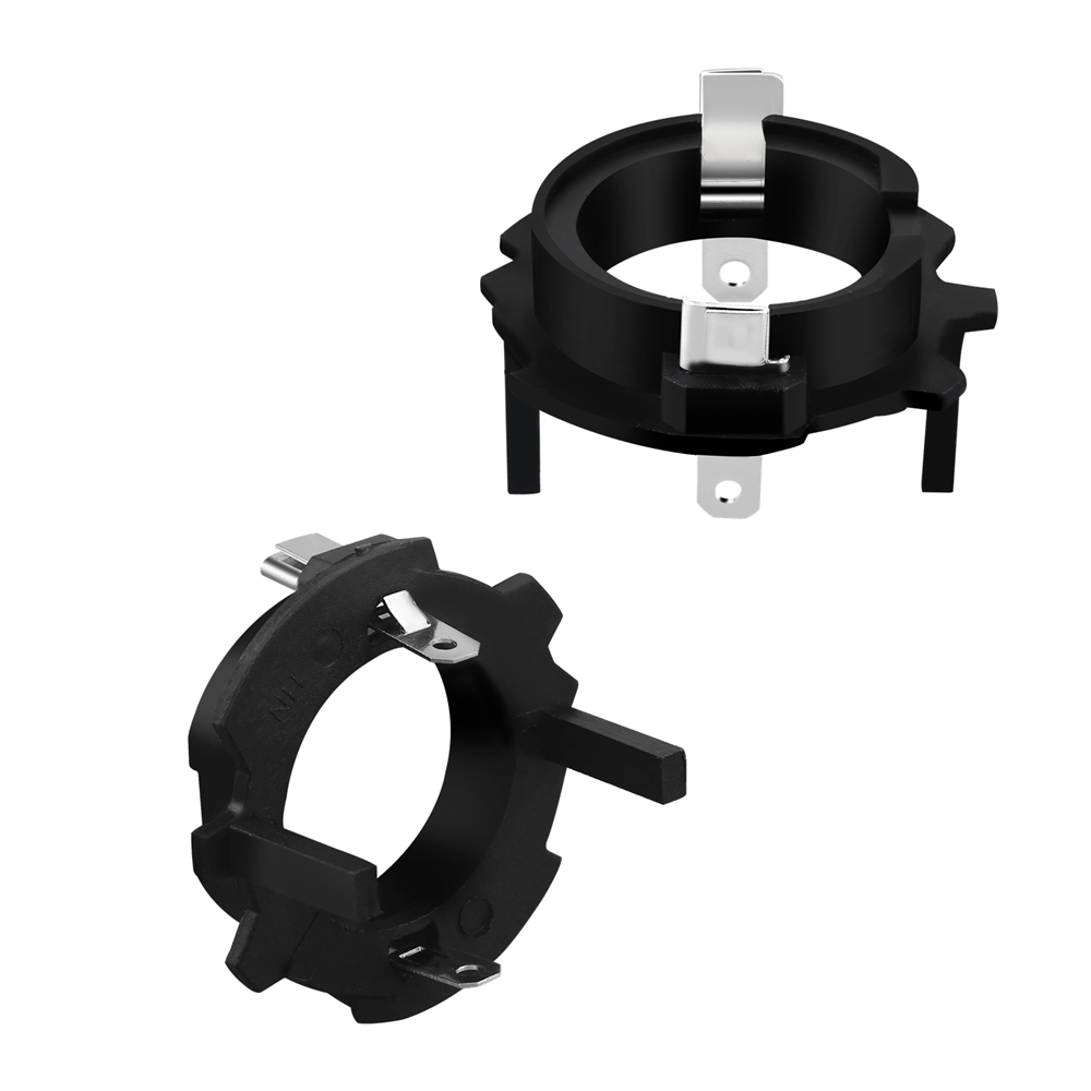 H7 Bulb Adapter Holder Retainer Clip for VW Jetta Golf LED - Perfect for Headlight Replacement & DIY Car Maintenance