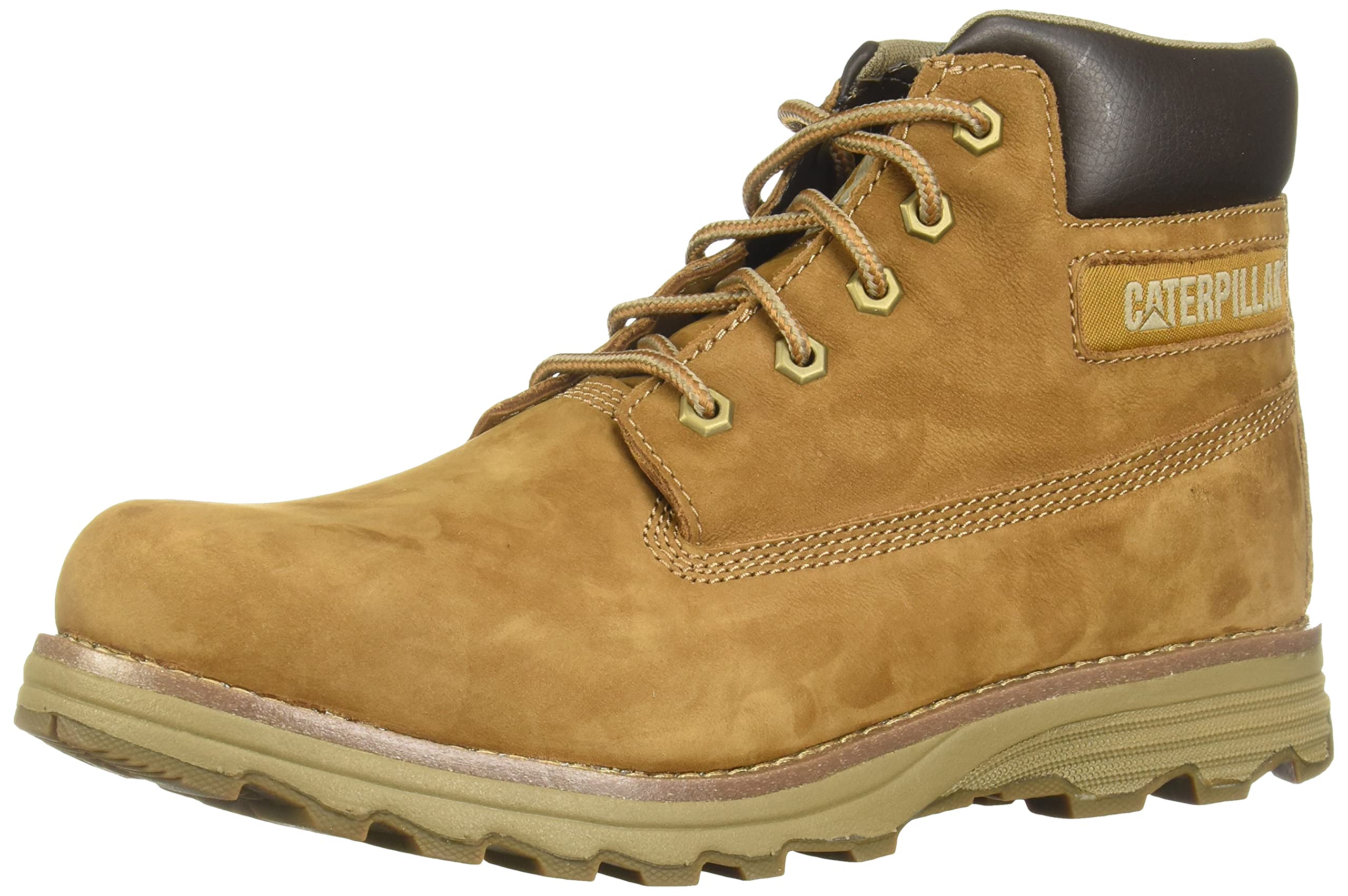 Caterpillar Men's Founder Chukka Boot - Durable Work Boots for Construction & Outdoor Activities | Slip-Resistant & Comfortable for Hiking, Camping & Daily Wear