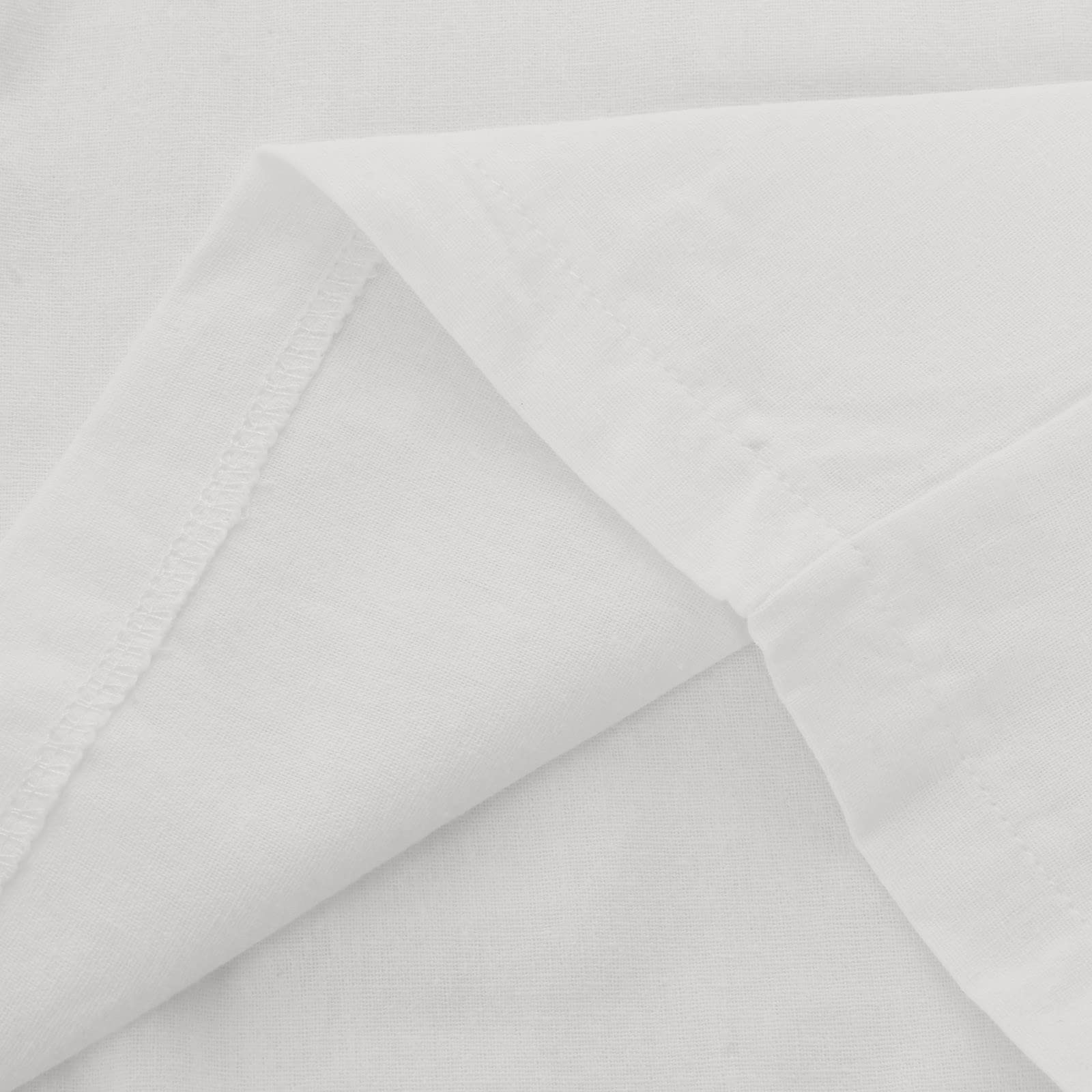 Women's Linen Shorts - High Waisted Summer Shorts with Pockets for Casual Outings