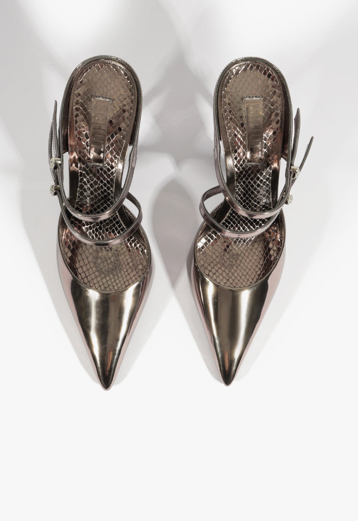 Tonya Specchio Leather Pump Women's High Heel Shoes Size 24 - Elegant Office & Party Wear for Professional and Formal Occasions