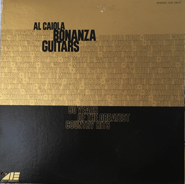 Vintage Al Caiola Bonanza Guitar (LP) - Near Mint to Mint Condition - Perfect for Collectors & Rock Music Enthusiasts