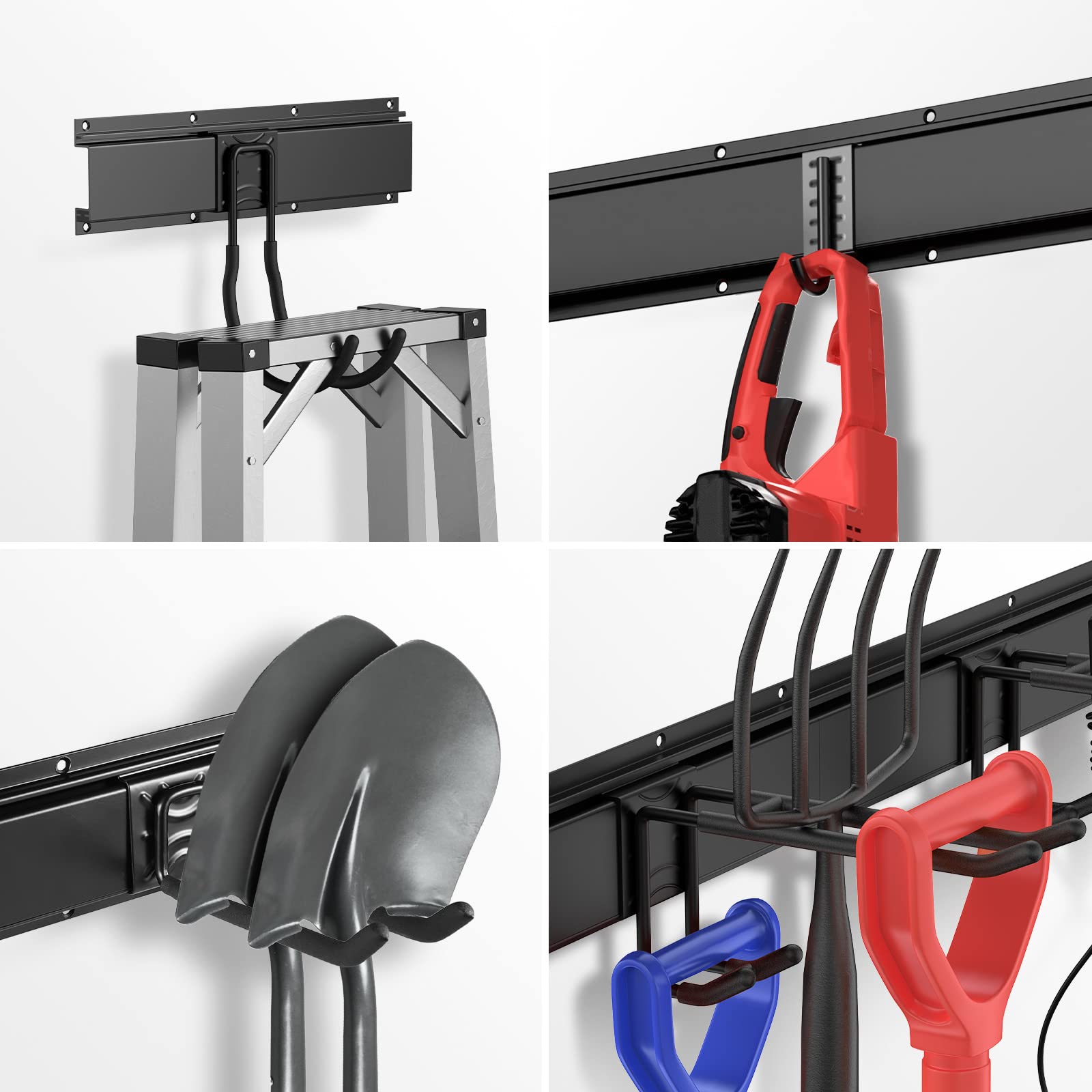 14-Piece Heavy Duty Steel Tool Storage Rack - 64