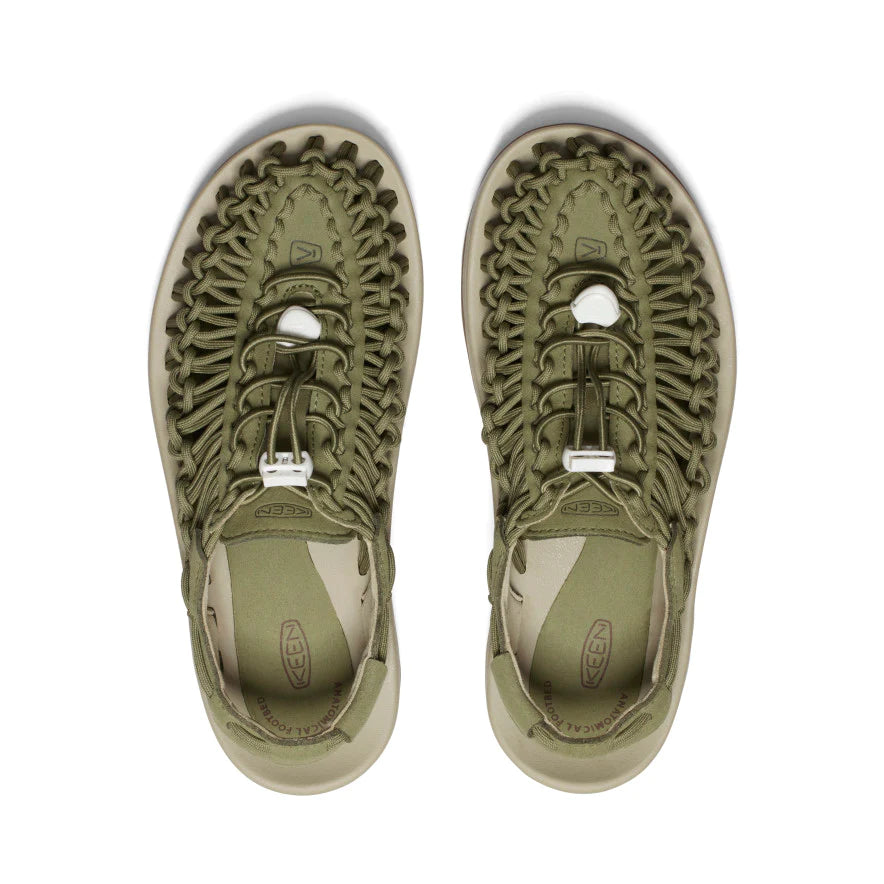 UNEEK Women's Martini Olive & Safari Sandals - Stylish & Comfortable for Casual Outings, Beach Walks & Summer Travel