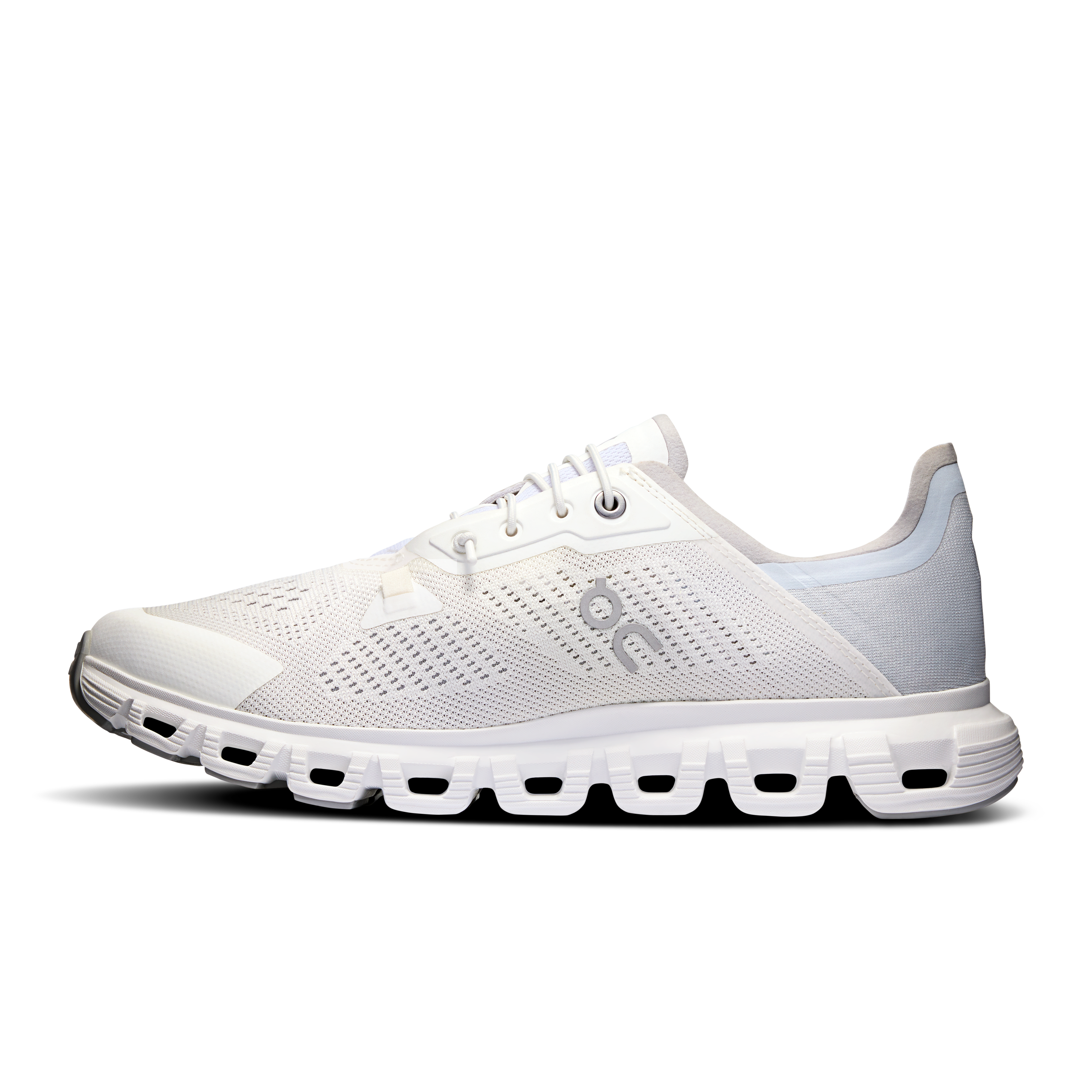 On Running Women's Cloud 6 Coast Running Shoes - White/Glacier - Lightweight & Breathable for Road Running, Jogging & Gym Workouts