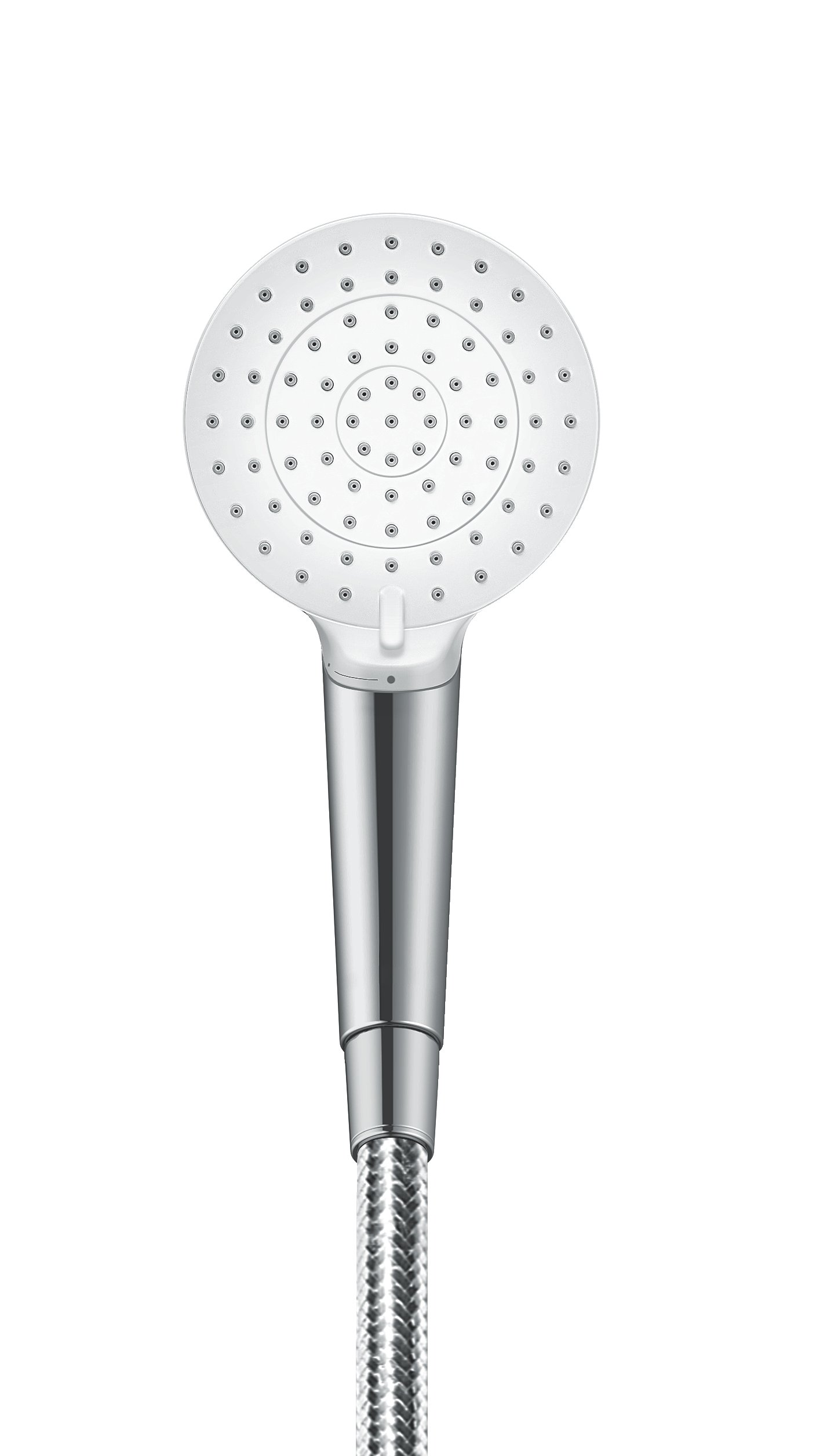 Hansgrohe Crometta 100 Vario Green 6 l/min Shower Set with 65 cm Adjustable Shower Rail - Water Saving Eco Showerhead for Bathroom & Spa Relaxation