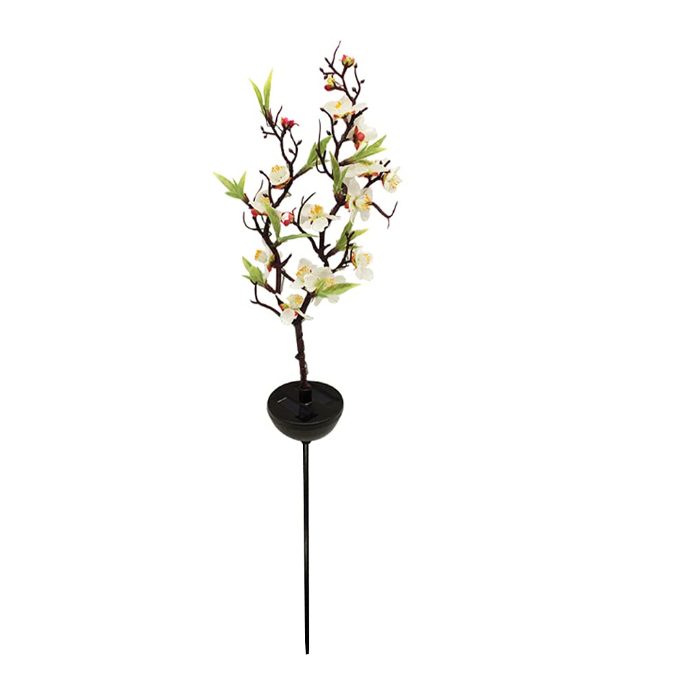 Totority Solar Flower Light - 1 Pack Solar Powered Garden Stake Light, Outdoor Lawn Decoration for Yard, Pathway, Wedding & Party Events