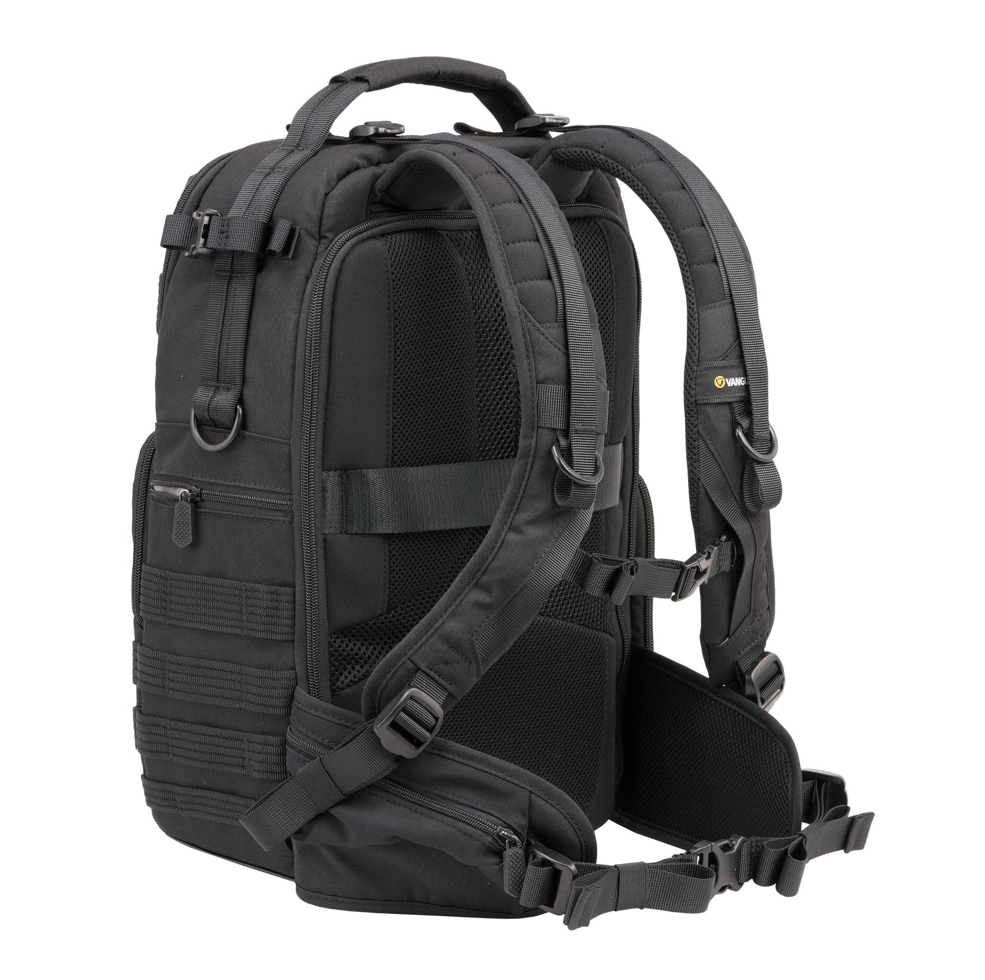 VEO RANGE T 45M BK Waterproof Travel Backpack - 45L Large Capacity Hiking Backpack with USB Charging Port, Black - Perfect for Outdoor Adventures, Camping & Business Travel