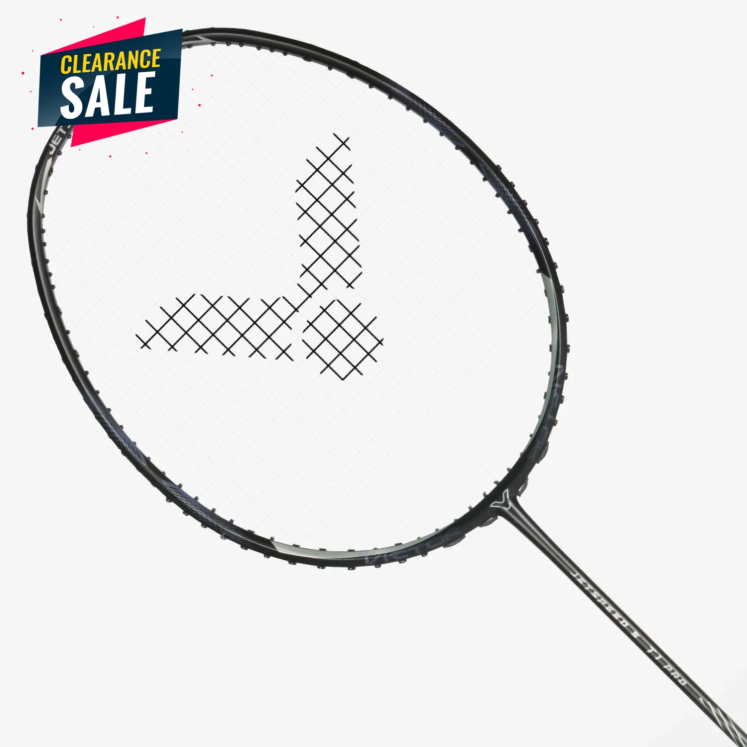 Victor JetSpeed T1 Pro Badminton Shoes (Black) - JS T1PRO C - Lightweight & Breathable for Competitive Play & Training