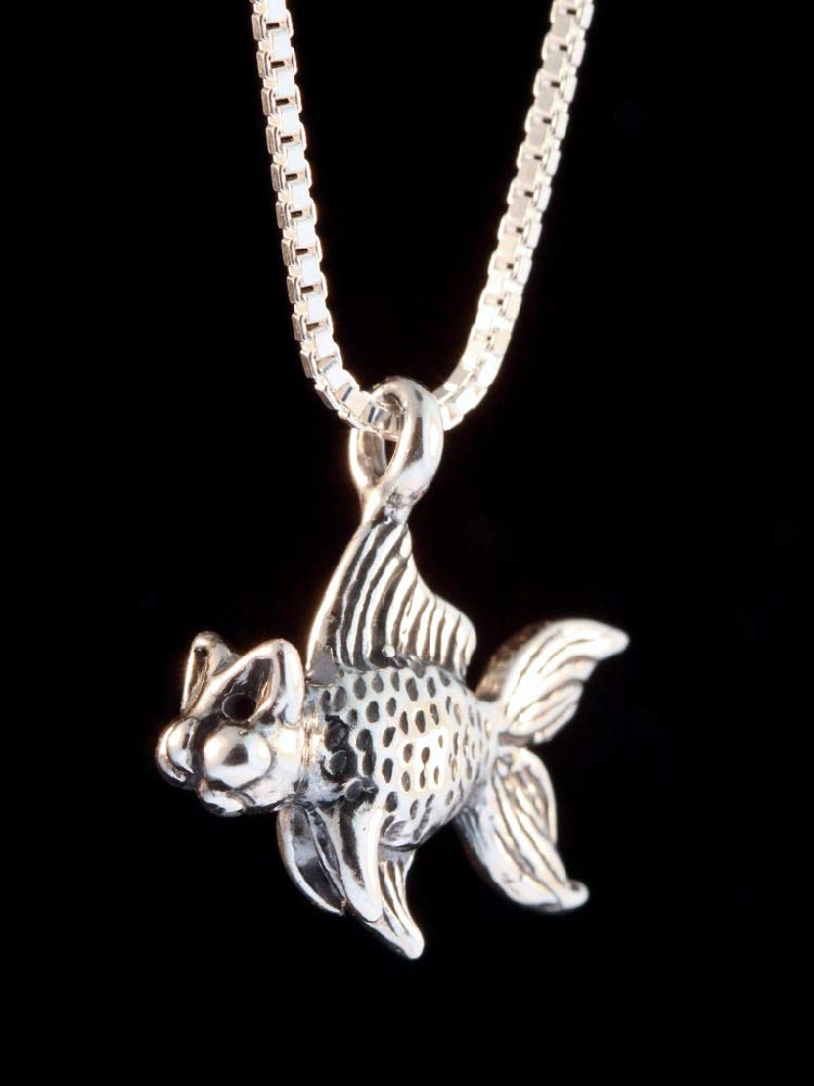 Silver Catfish Pendant Necklace - Ocean Fish Jewelry for Women - Perfect for Beach Parties, Casual Wear & Unique Gifts