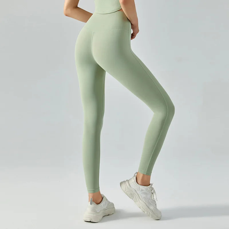 Emily Sportswear High Waist Yoga Pants - Naked Feeling Double Brushed Fabric, Butt Lifting & Tummy Control for Women - Perfect for Running, Fitness, Yoga & Everyday Wear
