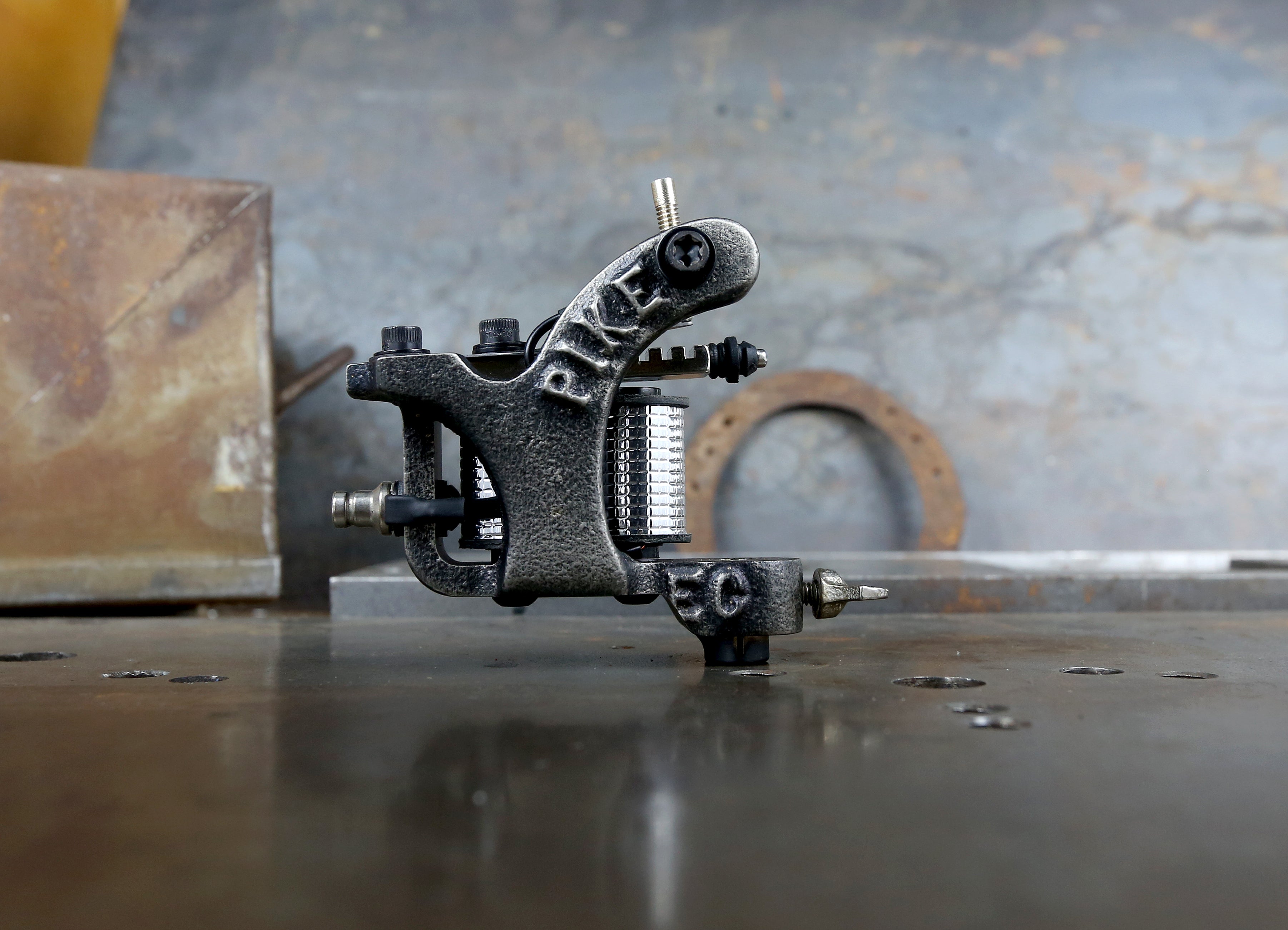 Mike Pike x Ernie Carafa Limited Edition Cast Iron Liner - Nickel Plated Fishing Reel for Saltwater & Freshwater Angling