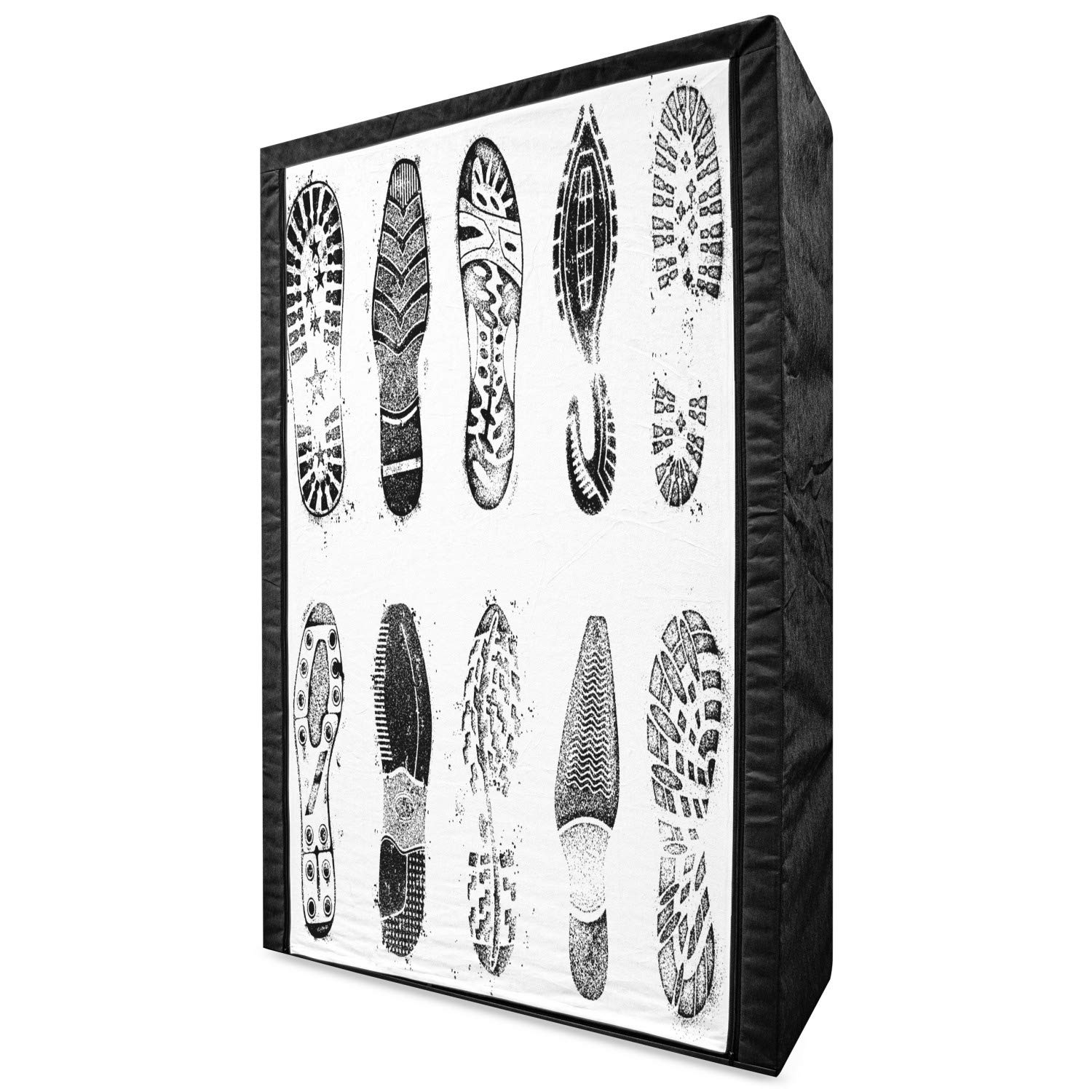 Ambesonne Grunge Portable Fabric Wardrobe - 42.5