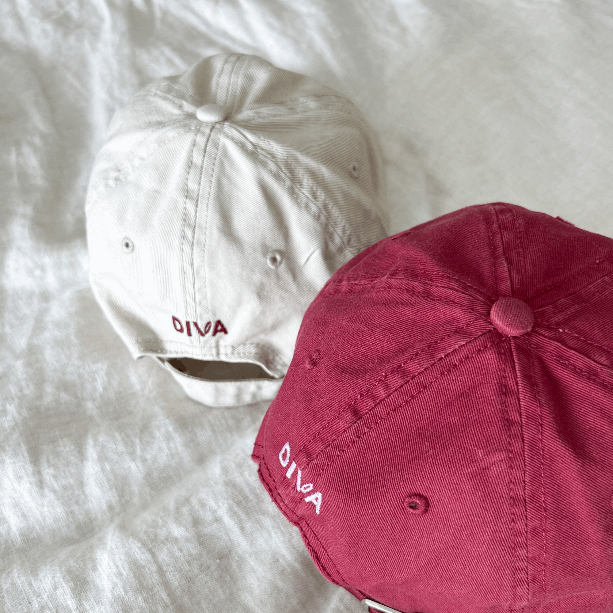 DIVA™ Women's Adjustable Cotton Baseball Cap for Period Comfort - Soft, Breathable & Stylish Hat for PMS, Menstrual Relief & Everyday Wear