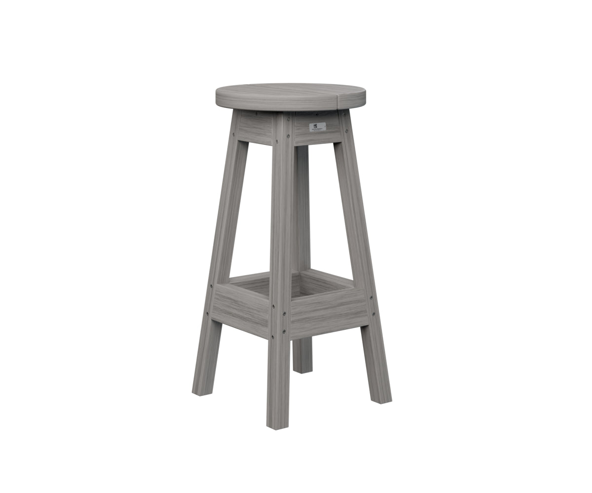 Berlin Gardens Outdoor Bar Stool - Weather-Resistant Patio Bar Height Stool for Backyard, Deck & Poolside - Perfect for Outdoor Dining, Entertaining & Relaxation