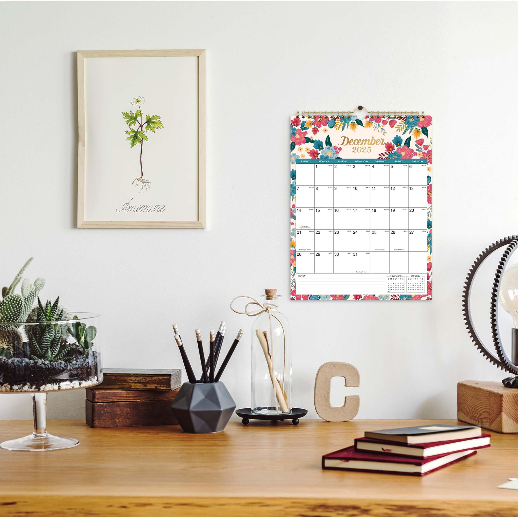 2025-2026 Wall Calendar | 18-Month Planner from July 2025 to December 2026 | 8.5