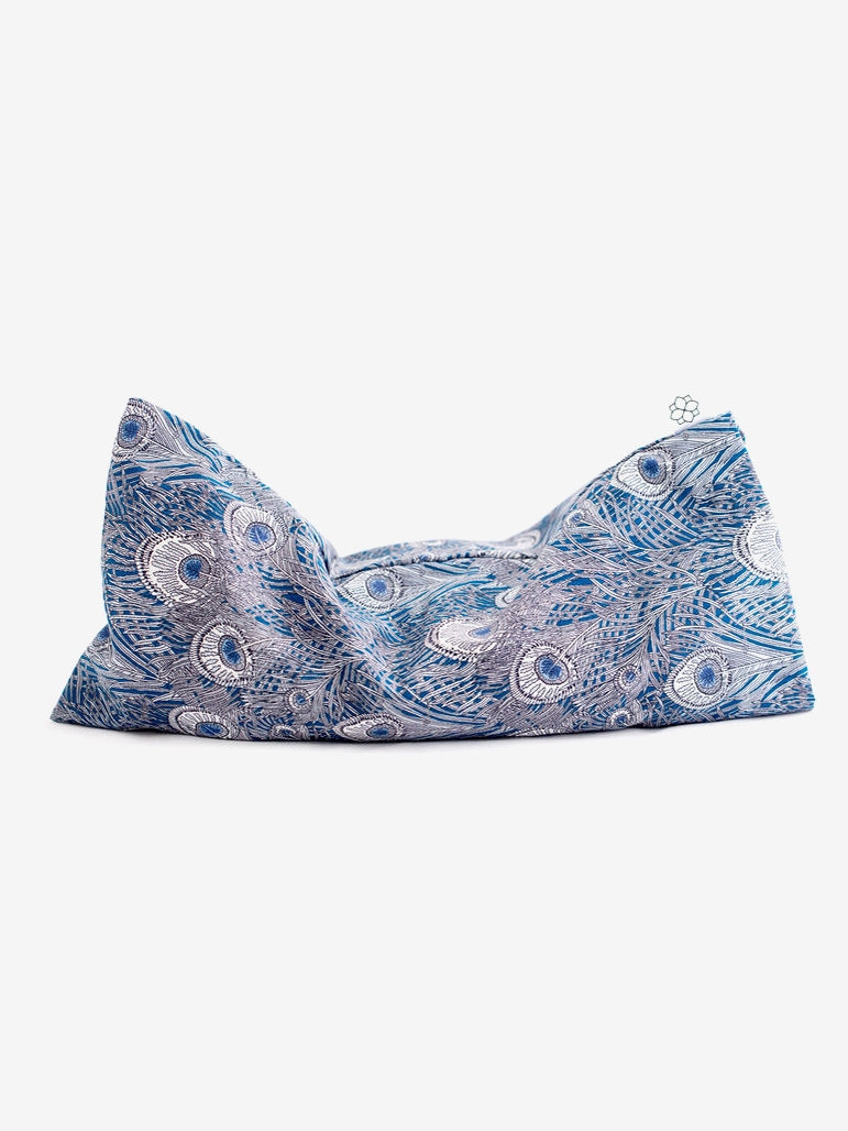 Spritz Wellness Liberty Print Aromatherapy Eye Pillow - Hera Blue | Relaxing Lavender Scent for Stress Relief & Sleep Aid | Perfect for Yoga, Meditation & Travel