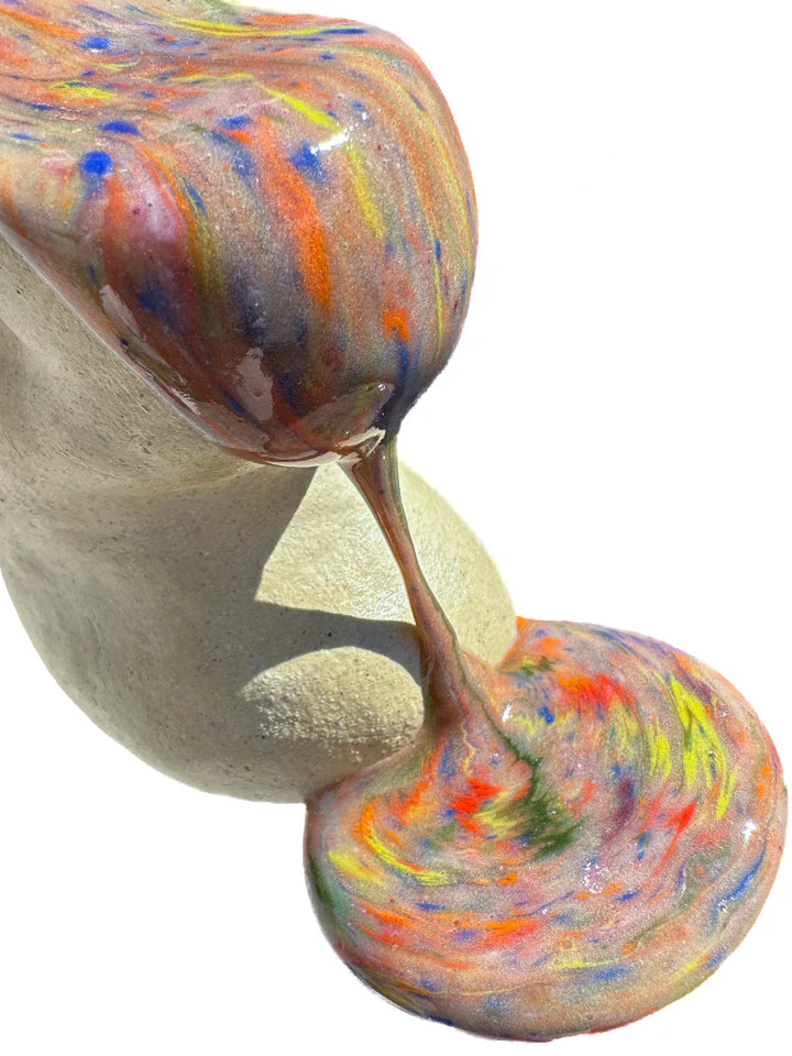 Ritual Glaze △5 6 Melt Gloop Rainbow - Colorful Nail Art Glitter for DIY Manicures & Creative Nail Designs - Perfect for Parties, Salons, and Home Nail Care