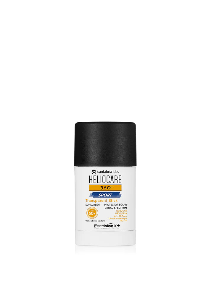 Heliocare 360 Sport Stick SPF50+ Sunscreen - Water Resistant, Broad Spectrum UVA/UVB Protection for Outdoor Activities, Hiking & Swimming