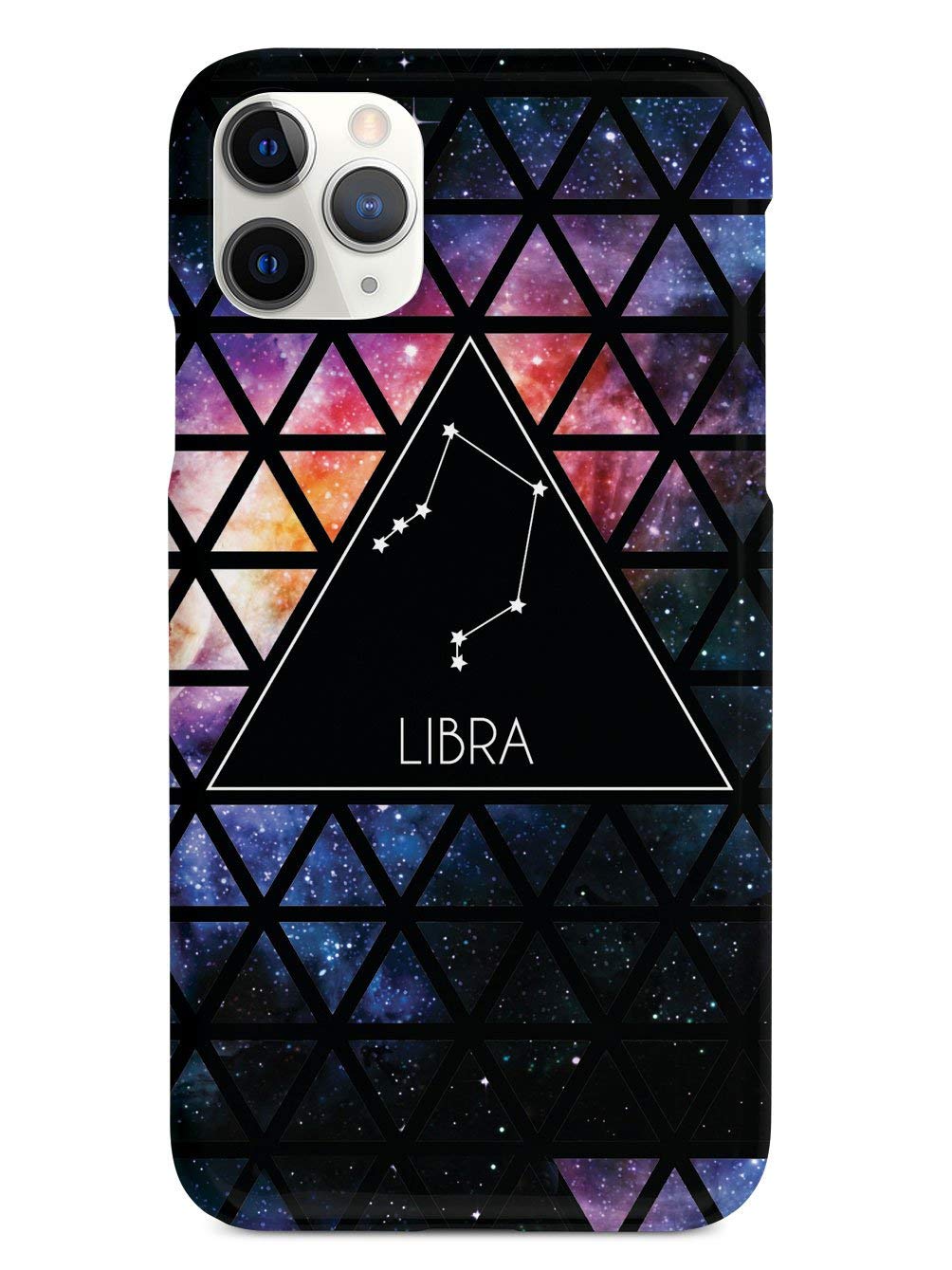Inspired Cases - iPhone 11 Pro Max Case Compatible - 3D Textured Protective Cover for Apple iPhone 11 Pro Max - Zodiac Constellation Libra Design - Perfect for Everyday Use, Travel & Gift Giving
