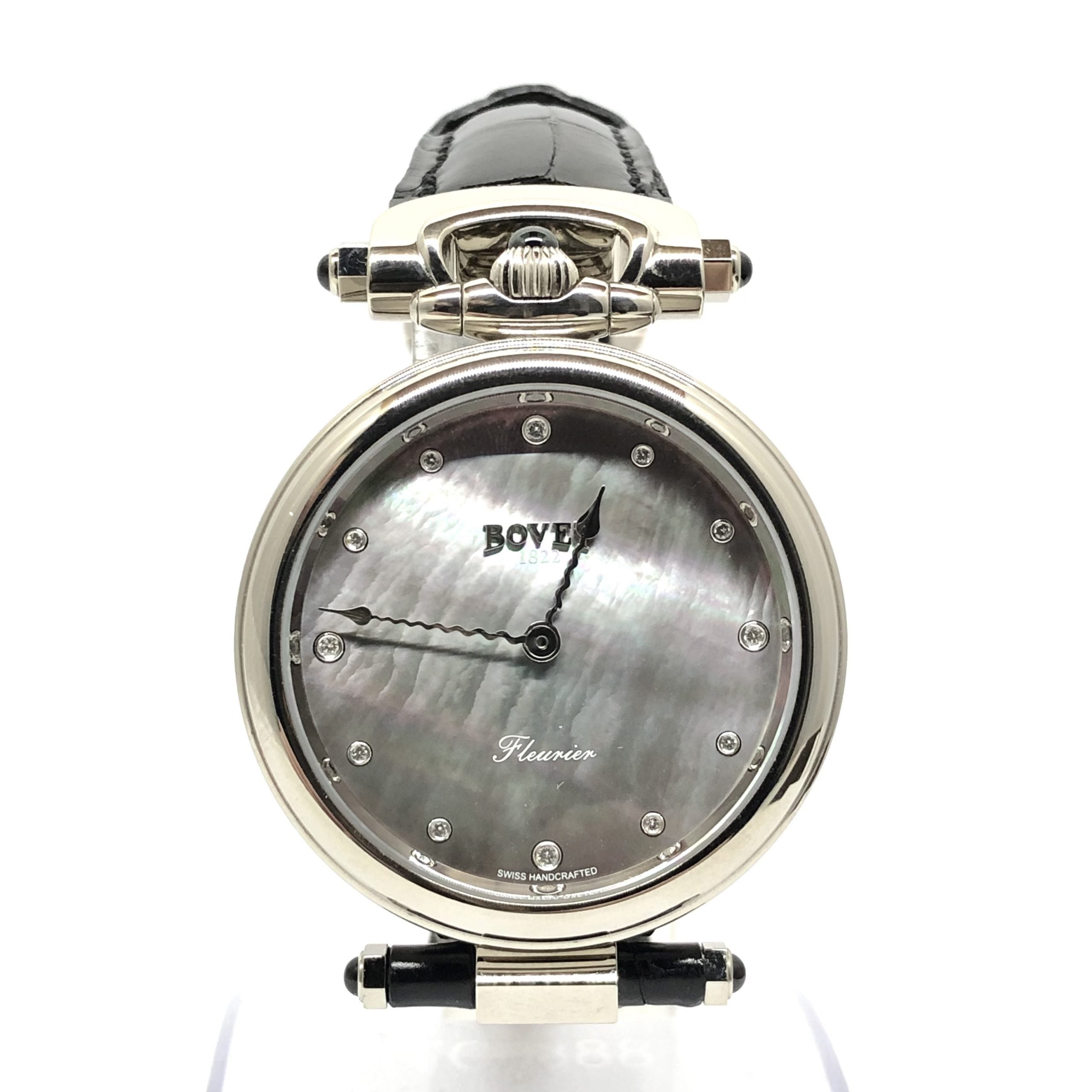Luxury Bovet Fleurier 18k White Gold Women's Watch - Elegant Timepiece for Formal Events & Special Occasions