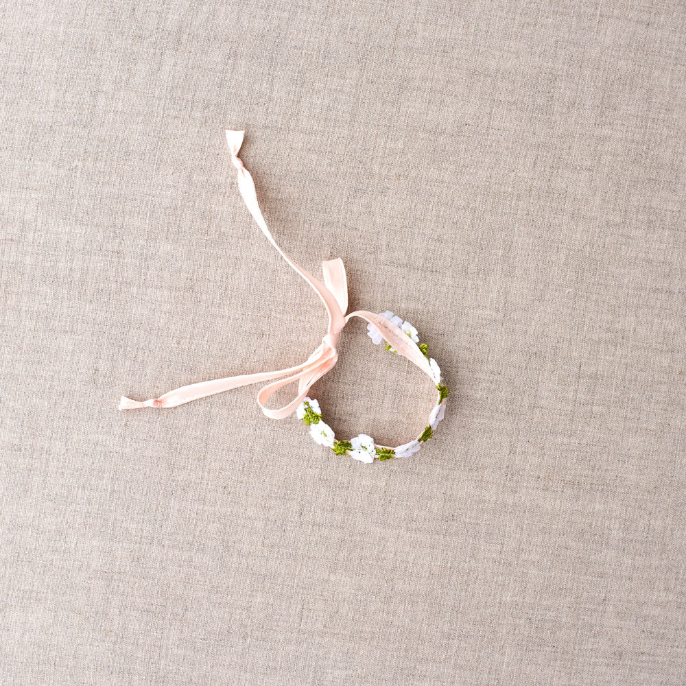 Posy Pink Flower Crown - Elegant Floral Headpiece for Weddings, Festivals & Boho Photoshoots