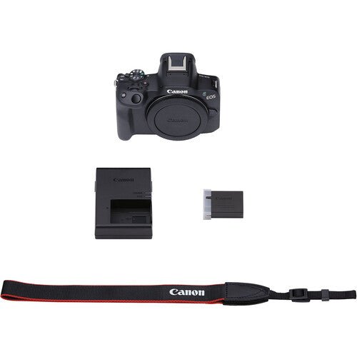 Canon EOS R50 Mirrorless Digital Camera Body Only (Black) - Perfect for Travel, Vlogging & Photography Enthusiasts