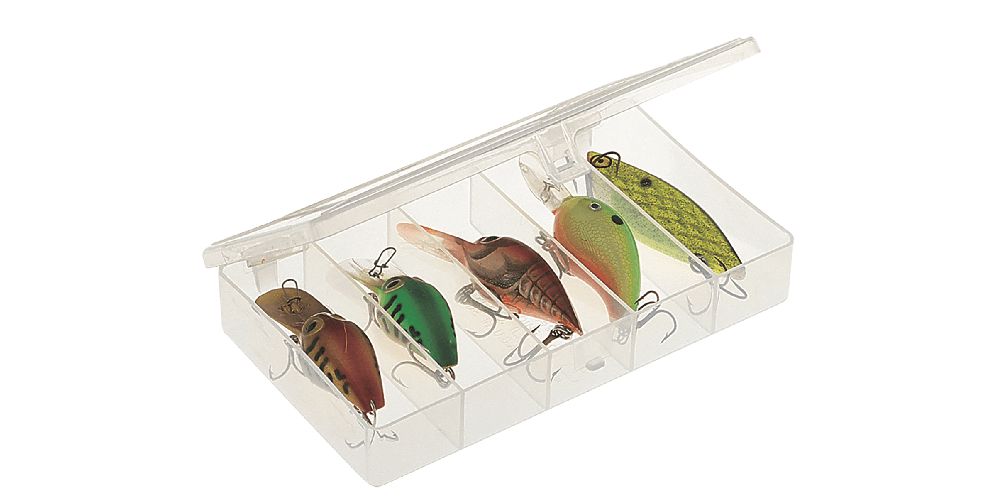 Plano 5-Compartment Stowaway 3400 Organizer Box - Durable Storage for Fishing Tackle, Crafts & Office Supplies | Perfect for Travel & Home Organization