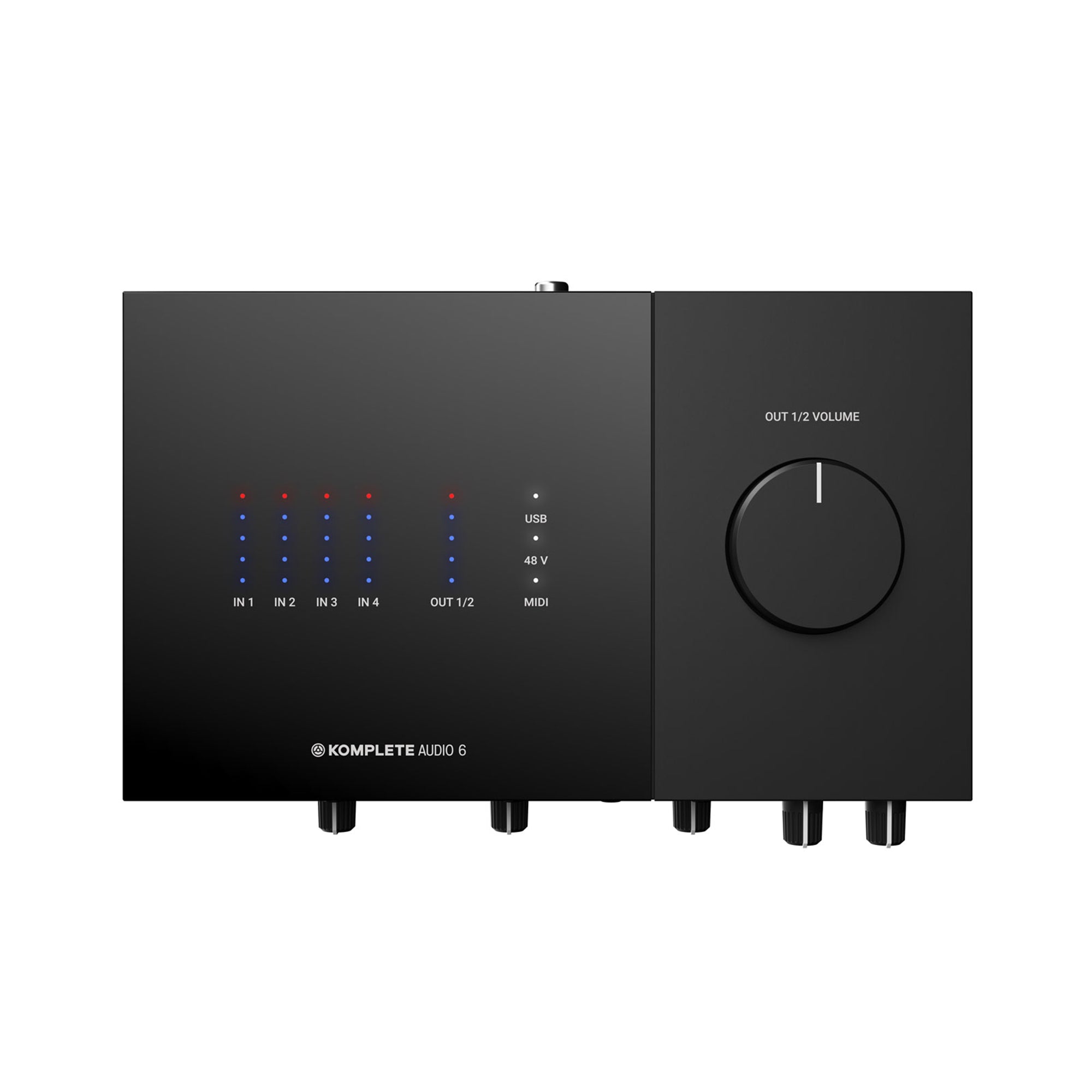Komplete Audio 6 MK2 - Professional USB Audio Interface for Music Production, Recording & Streaming | Home Studio & Podcast Setup