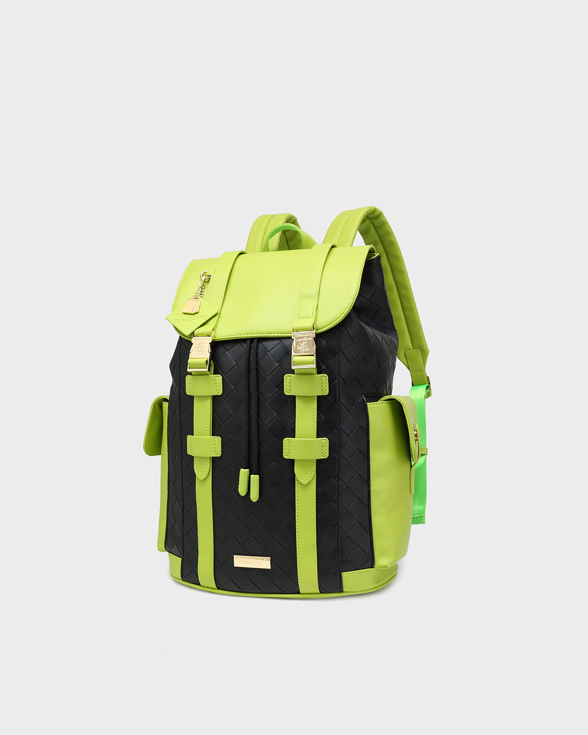 Bodega Explorer Backpack - Waterproof Travel Backpack for Men & Women, Durable Black & Slyme Hiking Backpack with Laptop Compartment - Perfect for Outdoor Adventures, Commuting & College