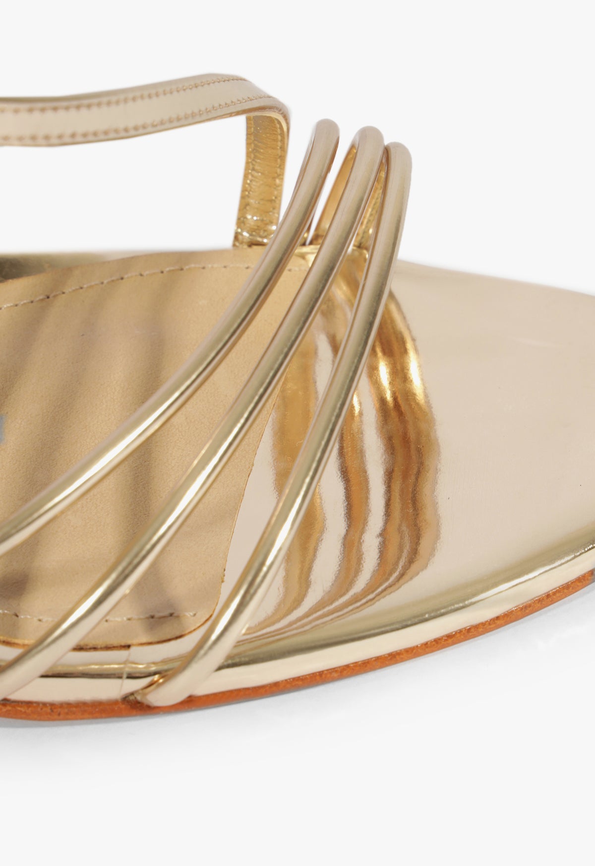 Inez Specchio Leather Sandals with 2.5 Inch Heel - Women's High Heel Dress Sandals for Weddings, Parties & Evening Events (Style S2152900420004)