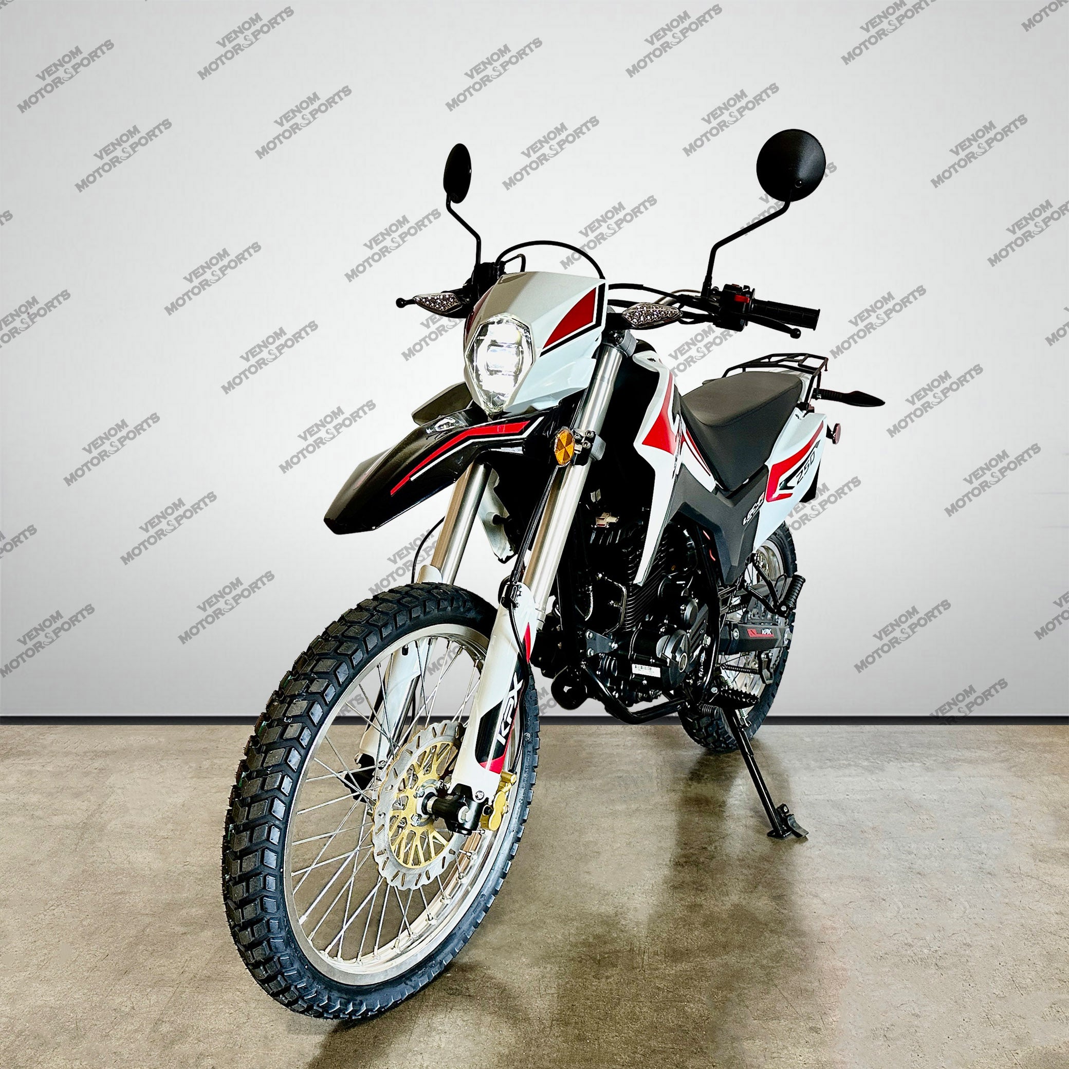 Lifan KPX 250 250cc Dual Sport Motorcycle - Fuel Injected, 6-Speed Transmission for Off-Road Adventure & Commuting