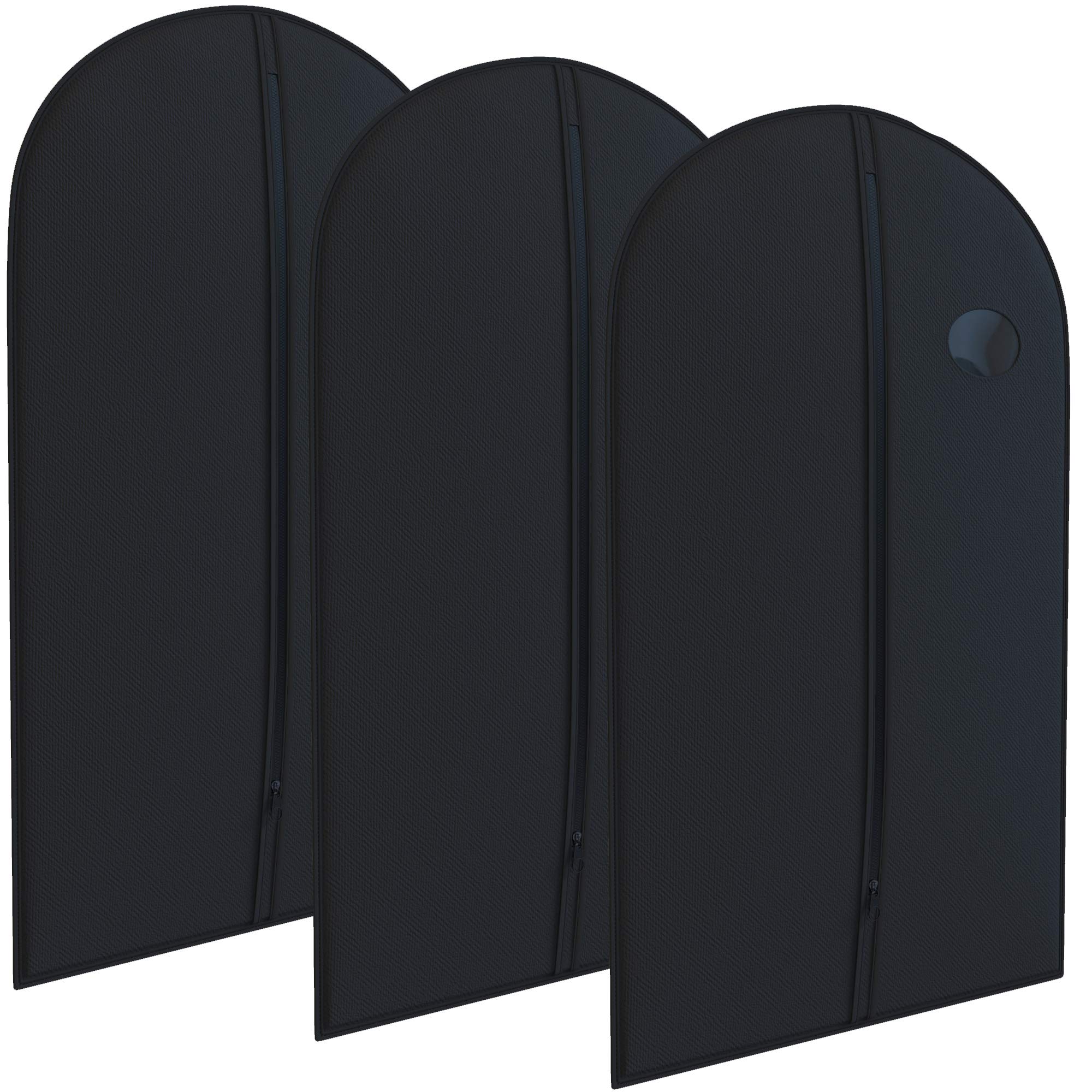 Premium Black Suit Garment Travel Bags 3-Pack (40
