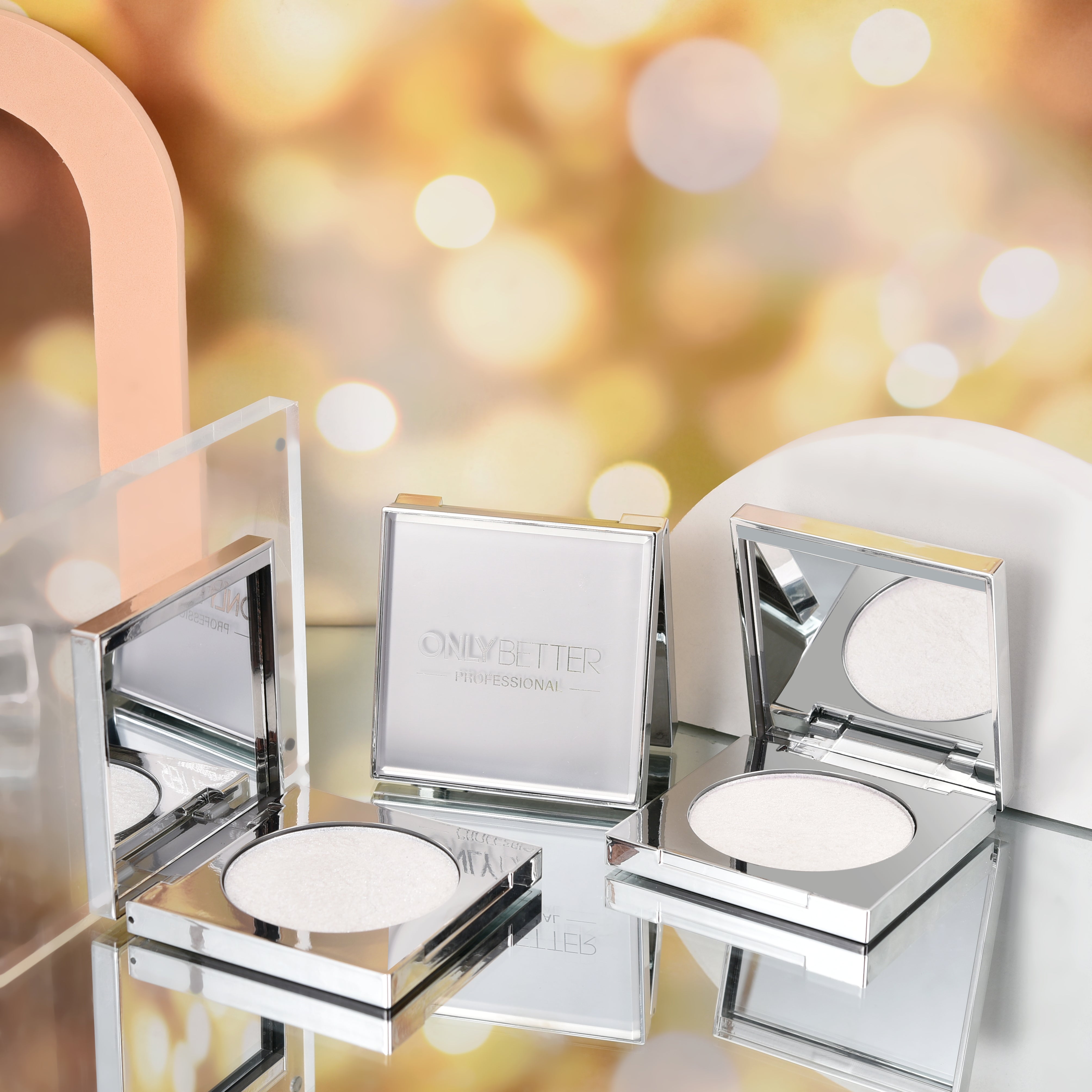 OnlyBetter Diamond Highlighter - Professional Makeup Highlighter Stick for Face & Body, Vegan & Cruelty-Free, Long-Lasting Glow - Perfect for Contouring, Highlighting, and Special Occasions