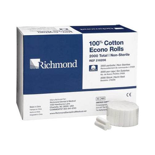2000 Count Cotton Econo Toe Spacers - Comfortable Foot Care for Pedicures, Yoga & Post-Surgery Recovery