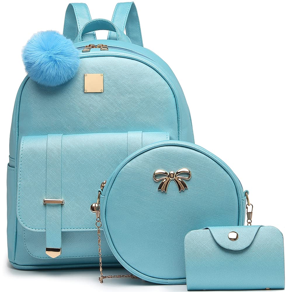 MACCINELO Mini Leather Backpack for Women - Stylish Shoulder Bag for Daily Use