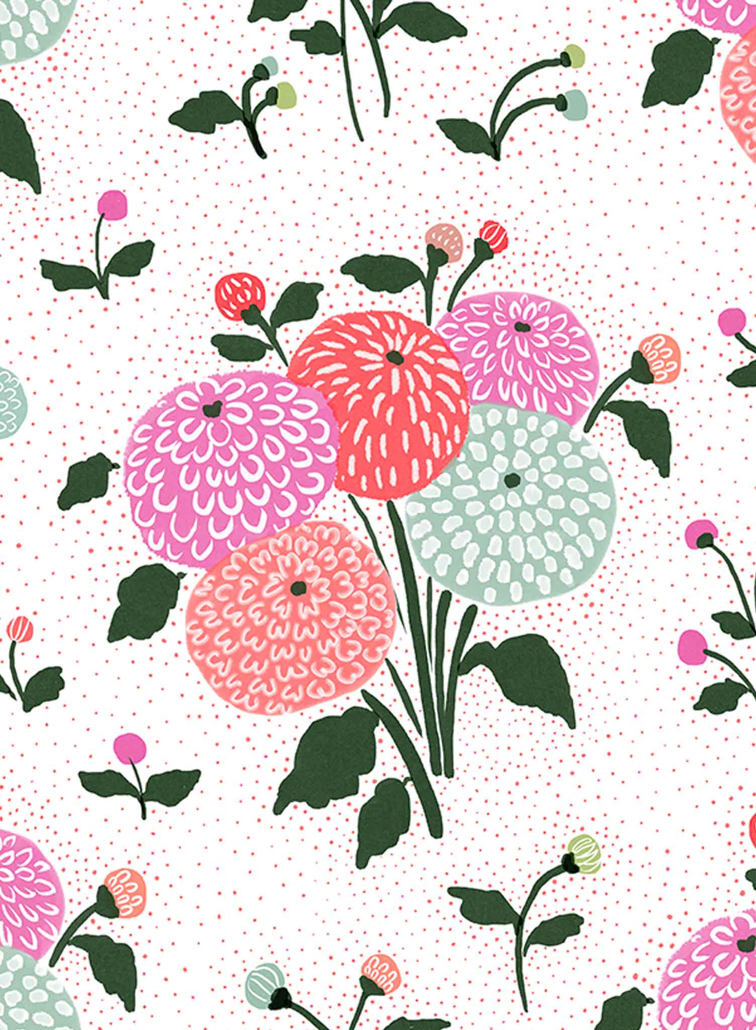 Little Bouquet on the Prairie Wallpaper - Floral Vintage Peel and Stick Wallpaper for Home Decor | Perfect for Bedroom, Living Room & Nursery