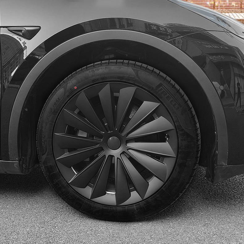 Tesla Model Y 19-Inch Gemini Wheel Hubcaps - Durable Rim Protectors for Enhanced Style & Protection | Perfect for Daily Commute, Road Trips & All-Weather Driving