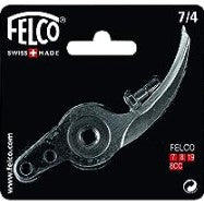 Felco 7/4 Replacement Counter Blade with Screws for F7 Pruner - Compatible with Felco F7 Hand Pruners - Perfect for Gardening, Landscaping, and Tree Trimming